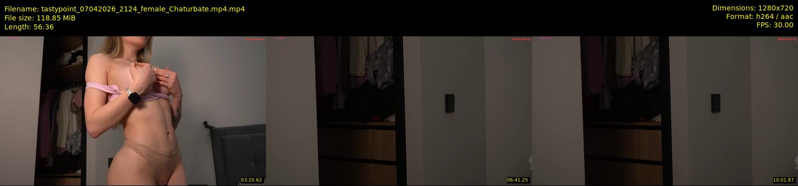 tastypoint — 57 minute Chaturbate female cam show recording, 720p, Apr 7, 2026