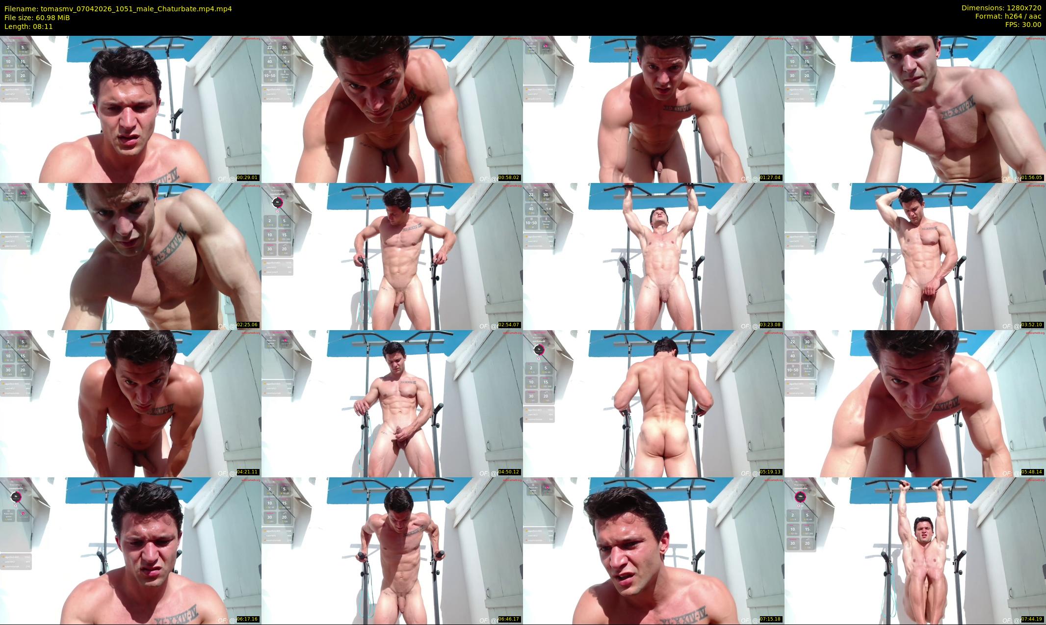 tomasmv — 9 minute Chaturbate male cam show recording, 720p, Apr 7, 2026