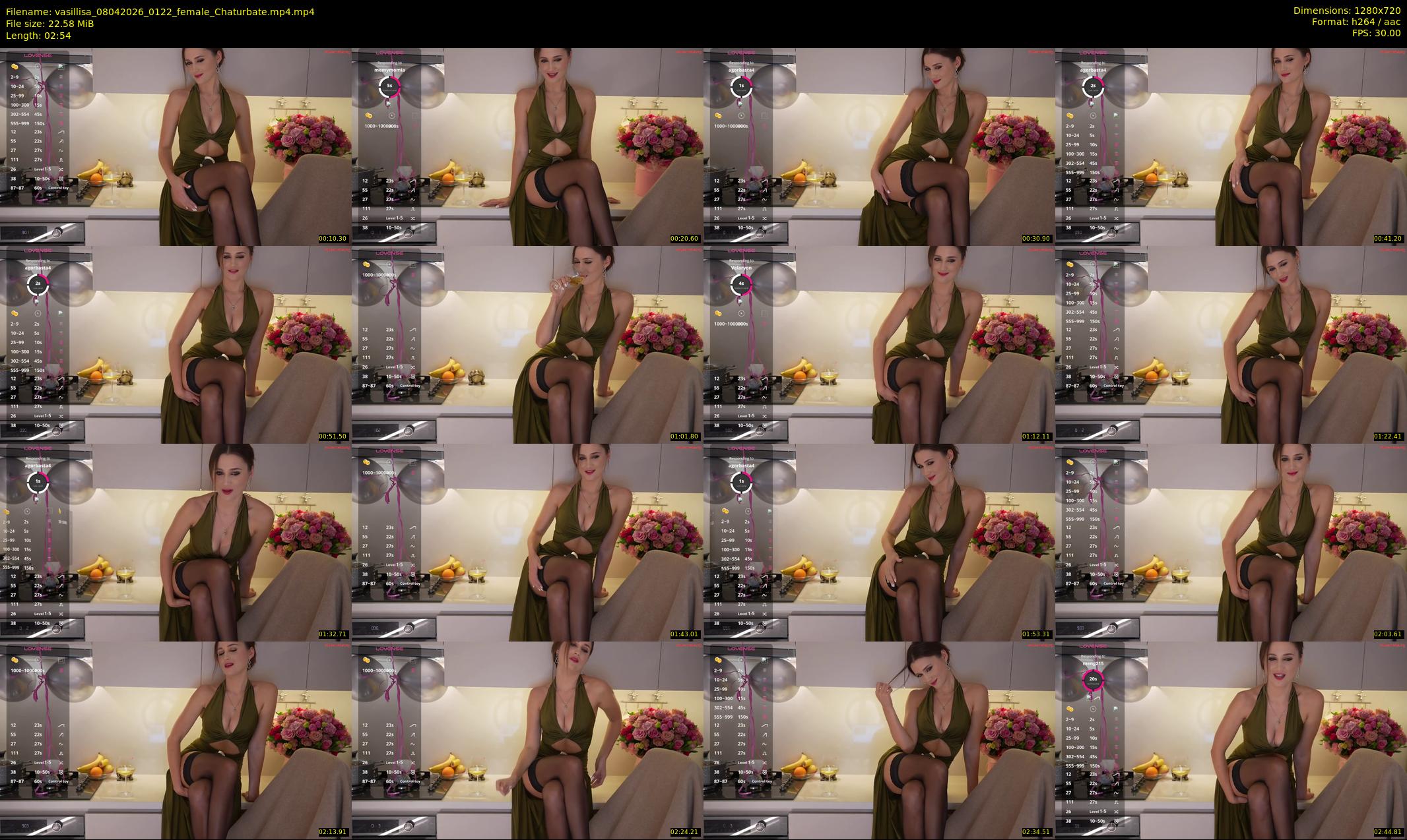 vasillisa — 3 minute Chaturbate female cam show recording, 720p, Apr 8, 2026
