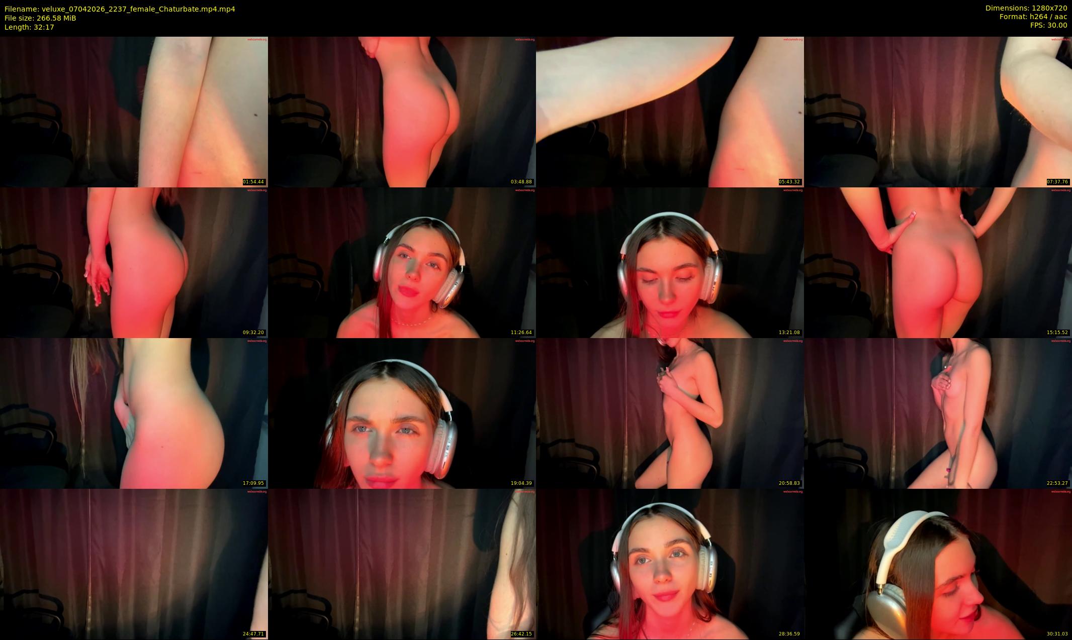 veluxe — 33 minute Chaturbate female cam show recording, 720p, Apr 7, 2026