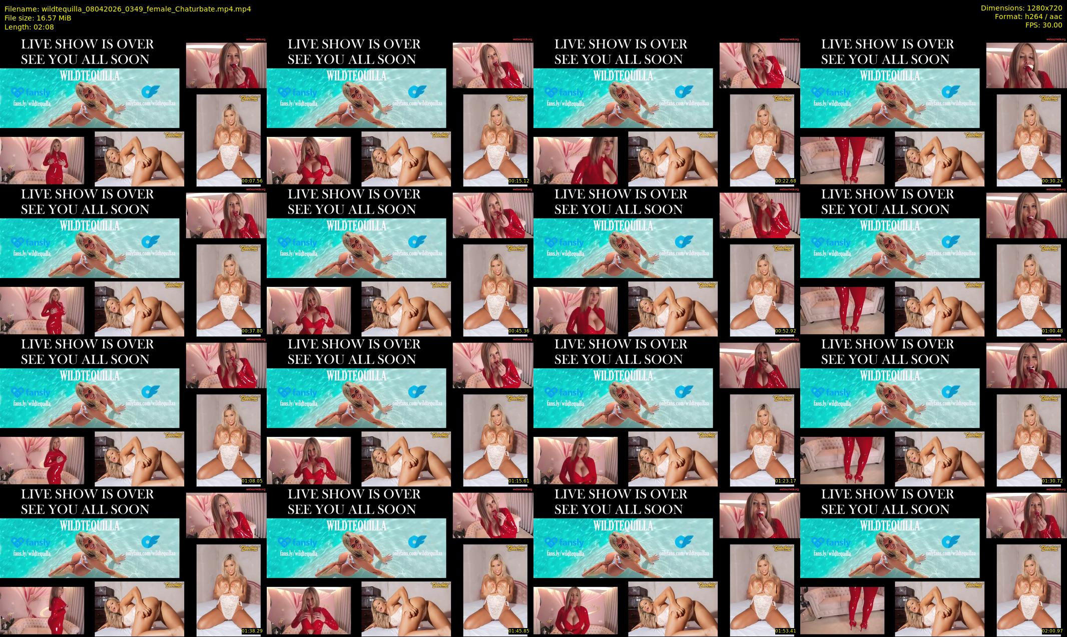wildtequilla — 3 minute Chaturbate couple cam show recording, 720p, Apr 8, 2026