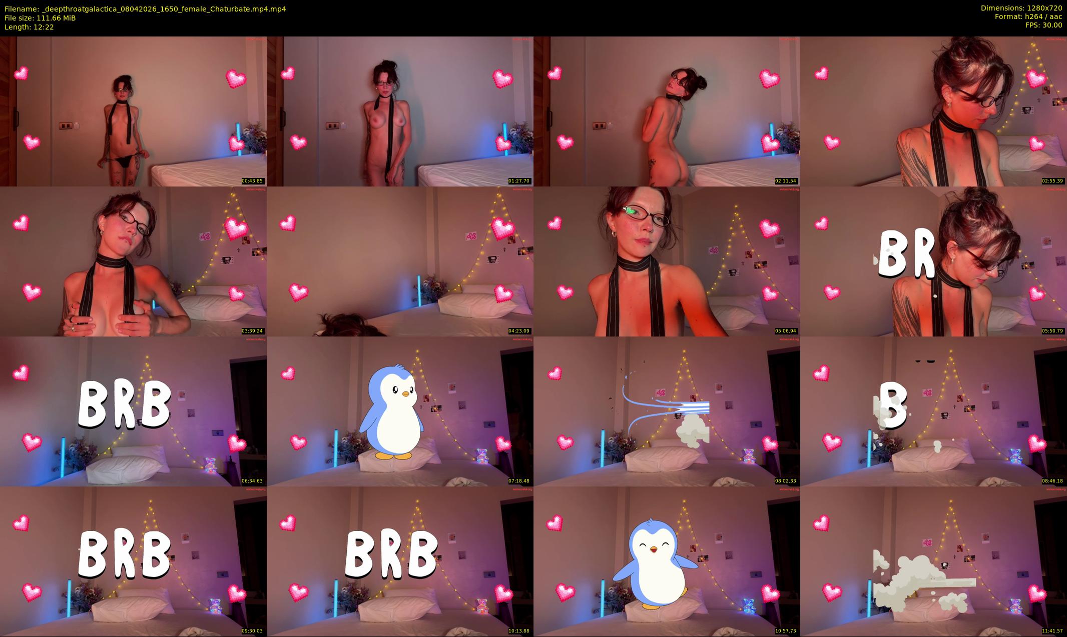 _deepthroatgalactica — 13 minute Chaturbate couple cam show recording, 720p, Apr 8, 2026