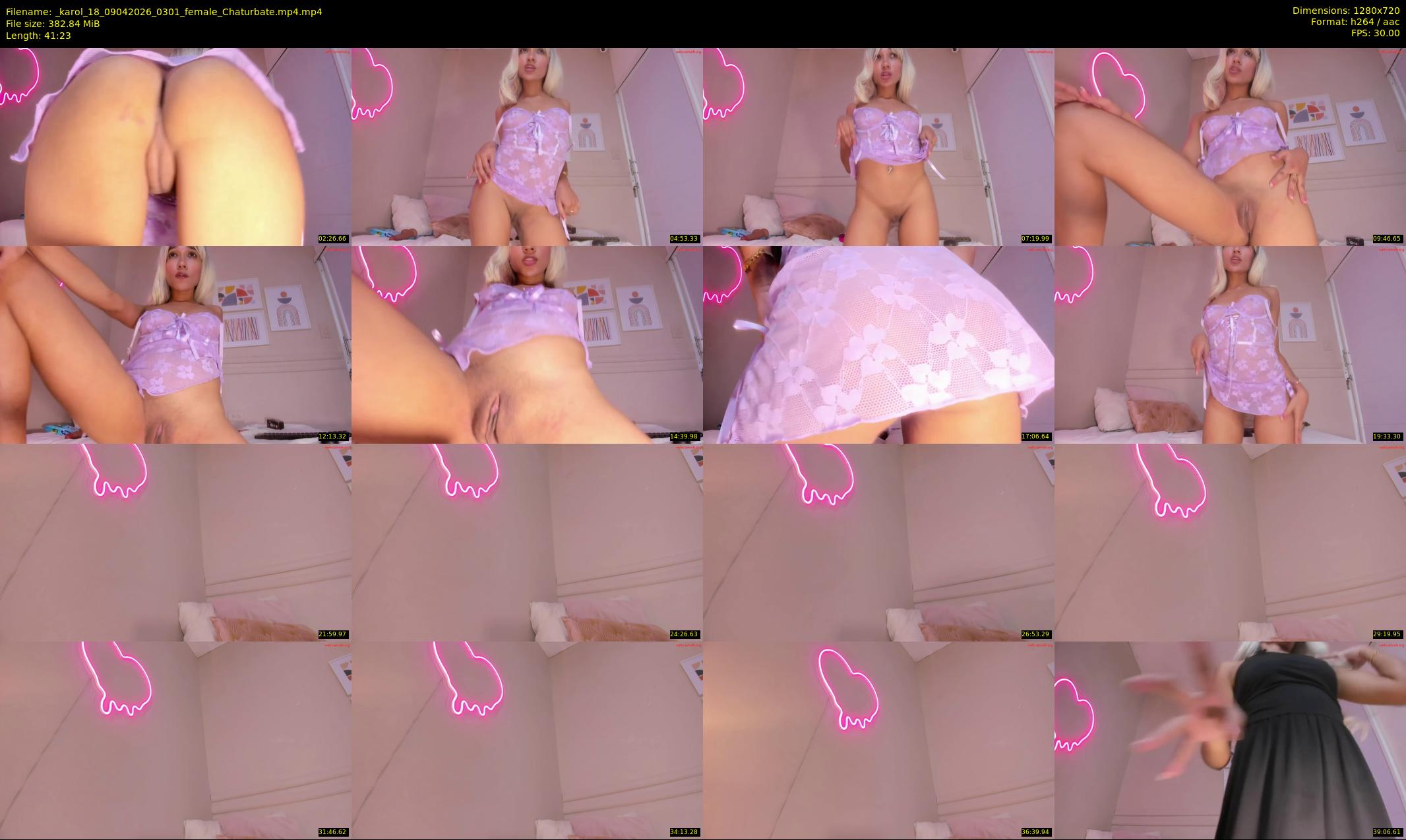 _karol_18 — 42 minute Chaturbate female cam show recording, 720p, Apr 9, 2026