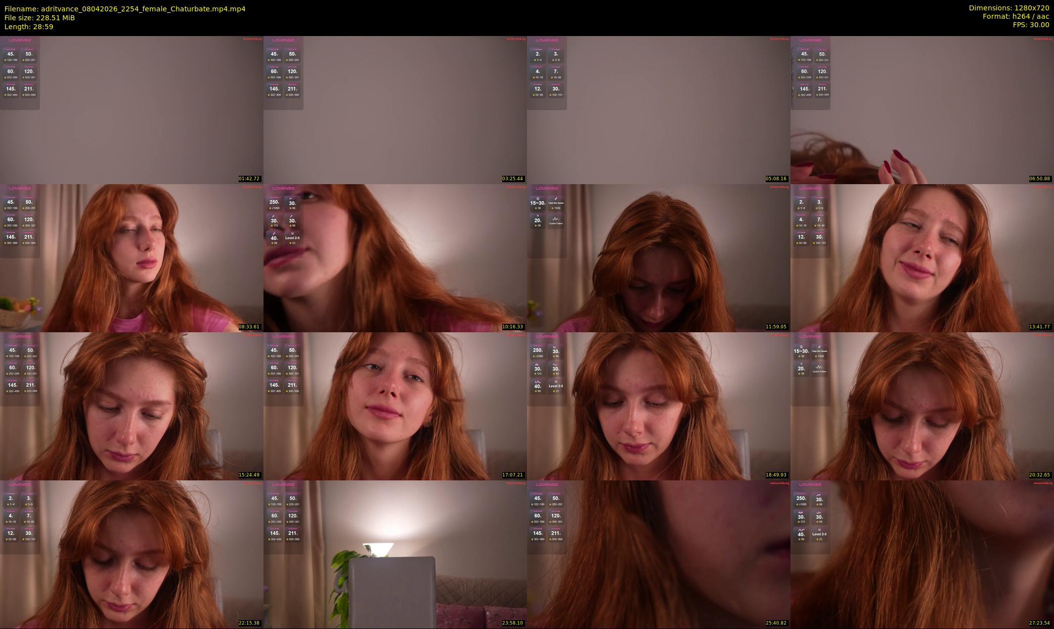 adritvance — 29 minute Chaturbate female cam show recording, 720p, Apr 8, 2026