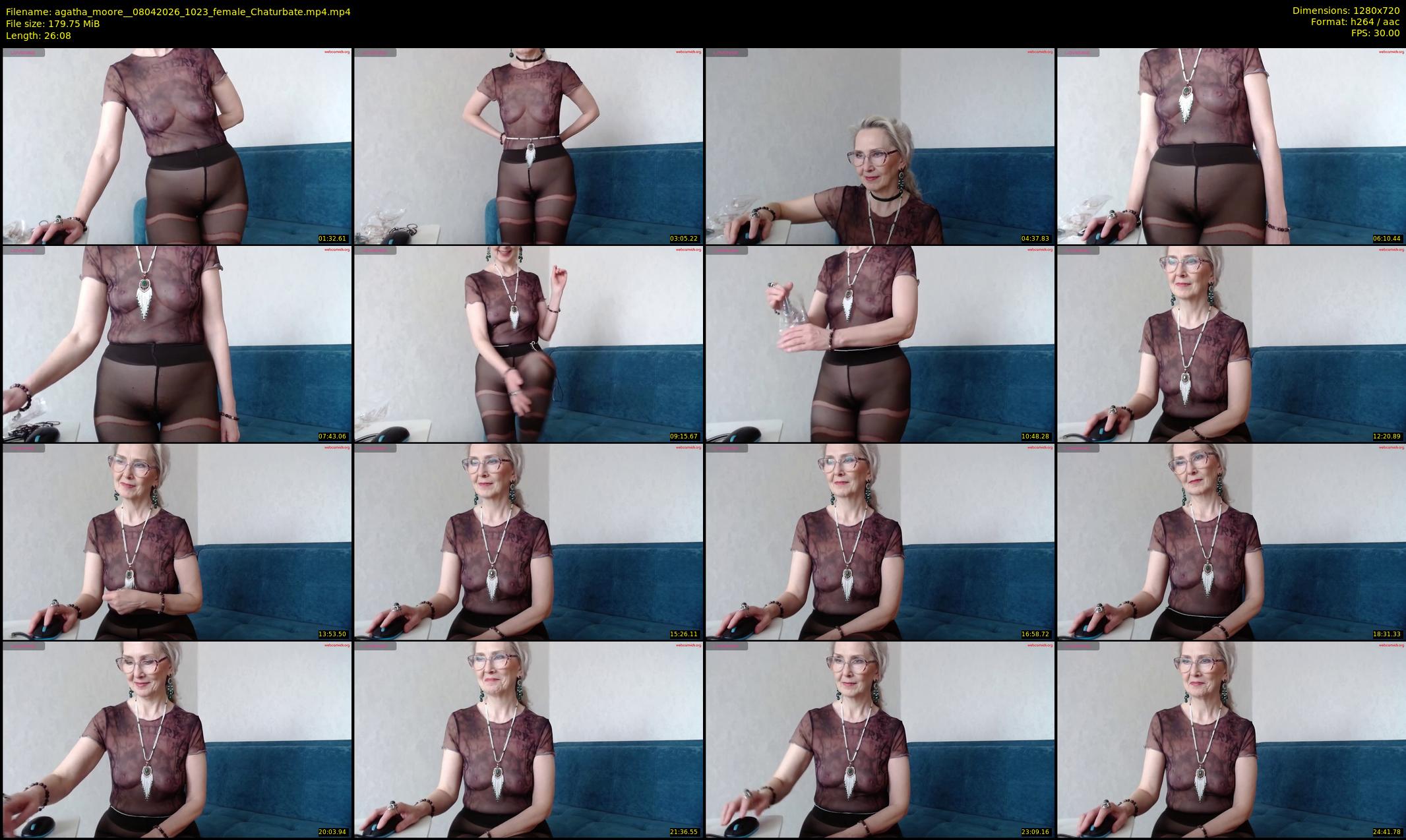 agatha_moore_ — 27 minute Chaturbate female cam show recording, 720p, Apr 8, 2026