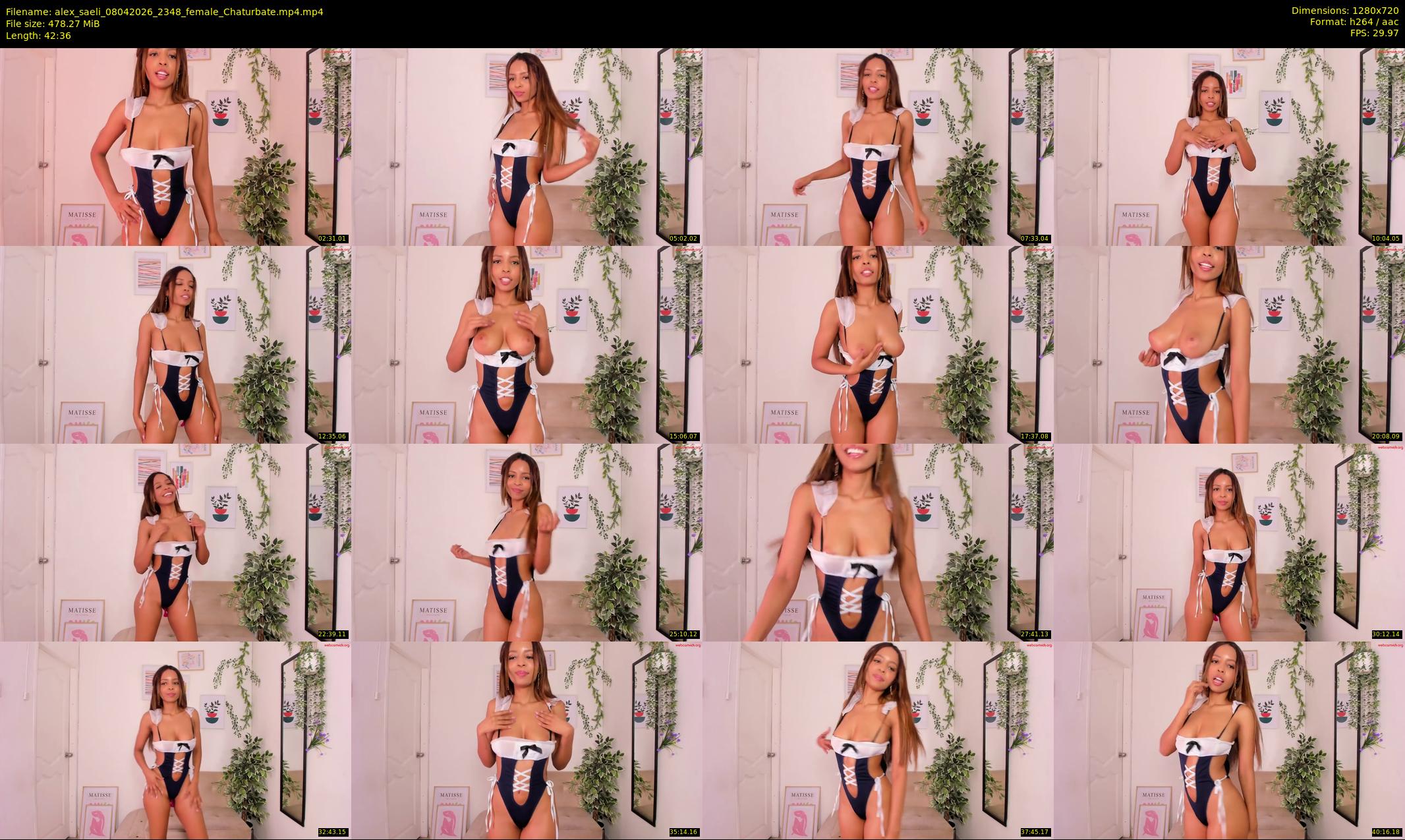 alex_saeli — 43 minute Chaturbate female cam show recording, 720p, Apr 8, 2026