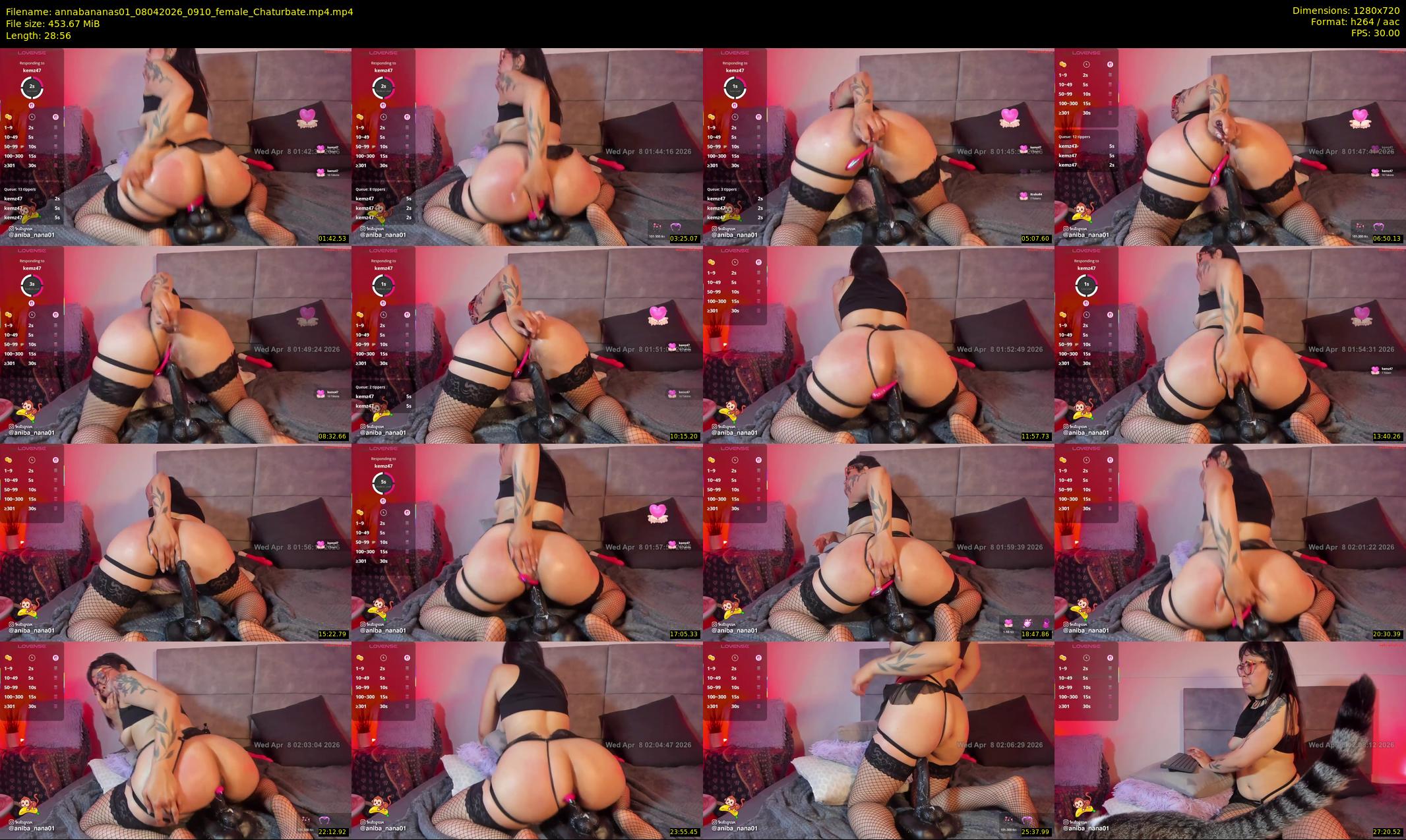 annabananas01 — 29 minute Chaturbate female cam show recording, 720p, Apr 8, 2026