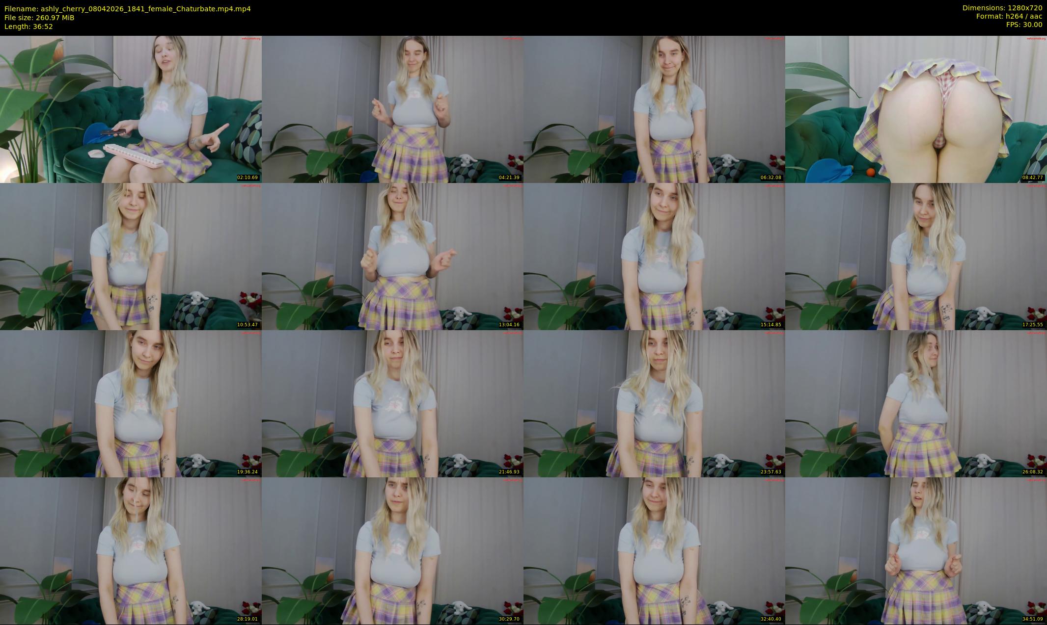 ashly_cherry — 37 minute Chaturbate female cam show recording, 720p, Apr 8, 2026