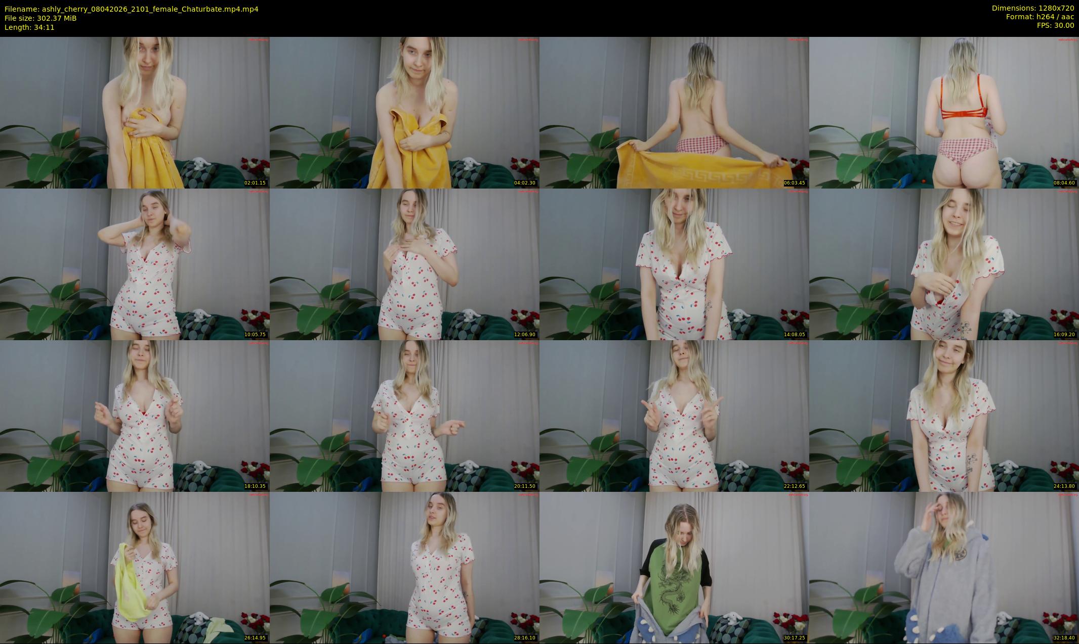 ashly_cherry — 35 minute Chaturbate female cam show recording, 720p, Apr 8, 2026