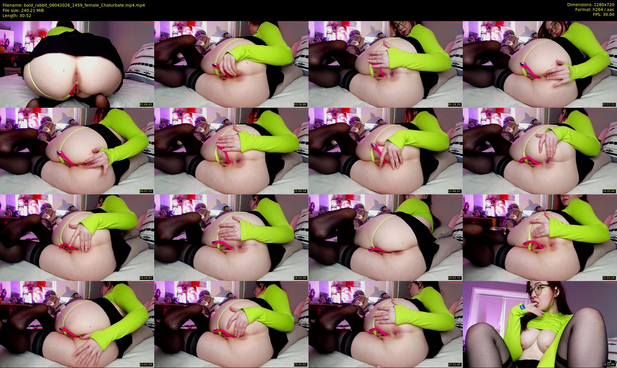 bald_rabbit — 31 minute Chaturbate female cam show recording, 720p, Apr 8, 2026