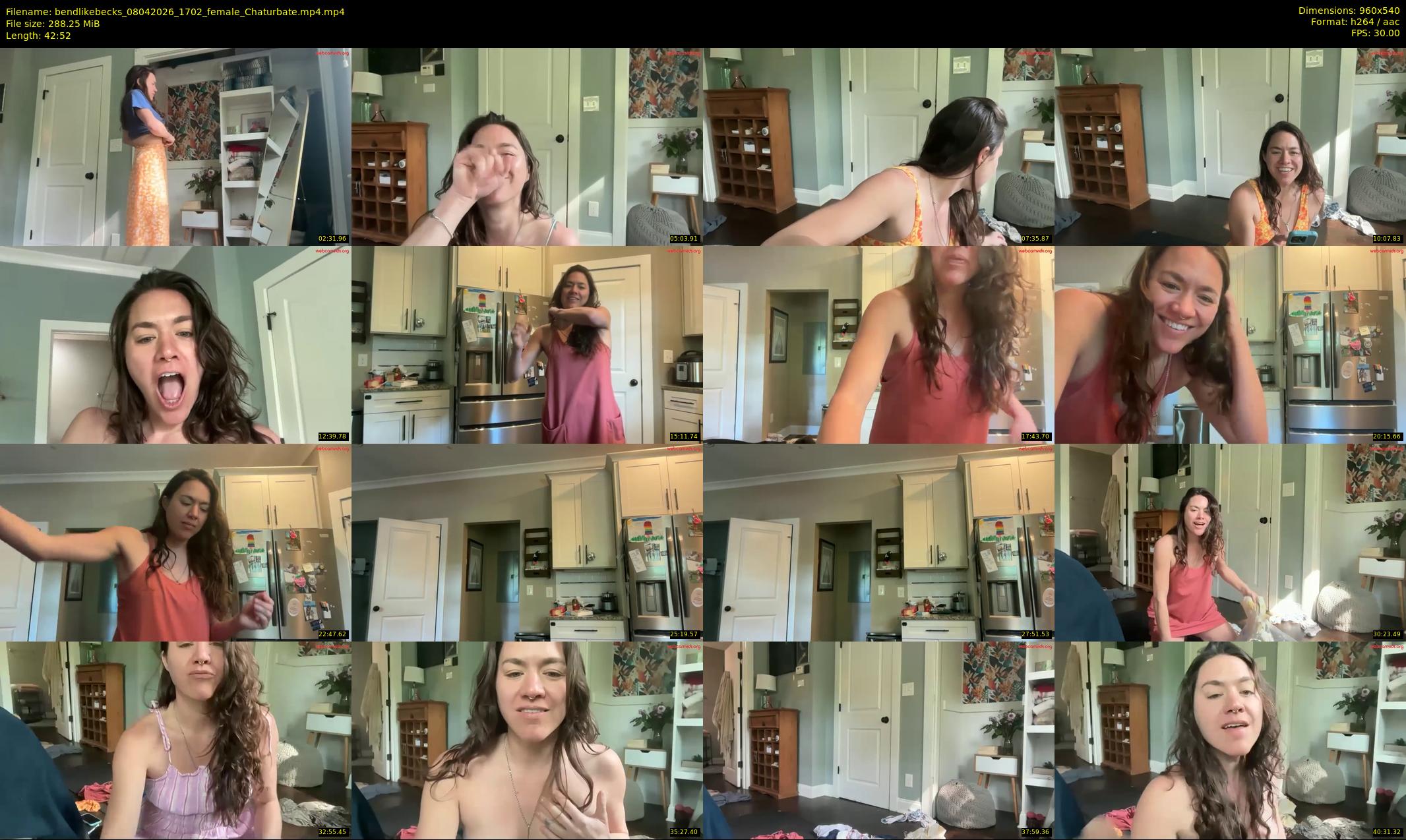 bendlikebecks — 43 minute Chaturbate female cam show recording, 480p, Apr 8, 2026