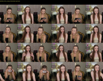 bright_diamonds_054 — 7 minute Chaturbate couple cam show recording, 720p, Apr 8, 2026