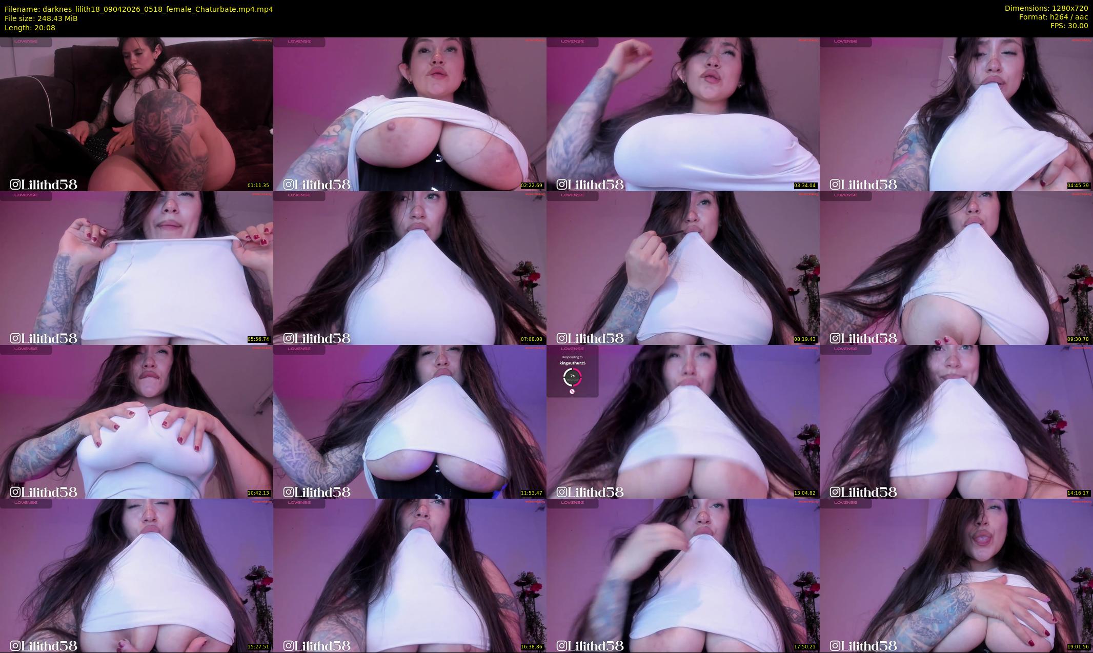 darknes_lilith18 — 21 minute Chaturbate female cam show recording, 720p, Apr 9, 2026