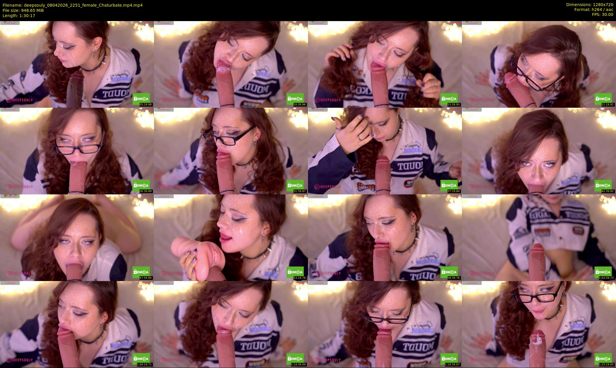 deepsouly — 91 minute Chaturbate female cam show recording, 720p, Apr 8, 2026