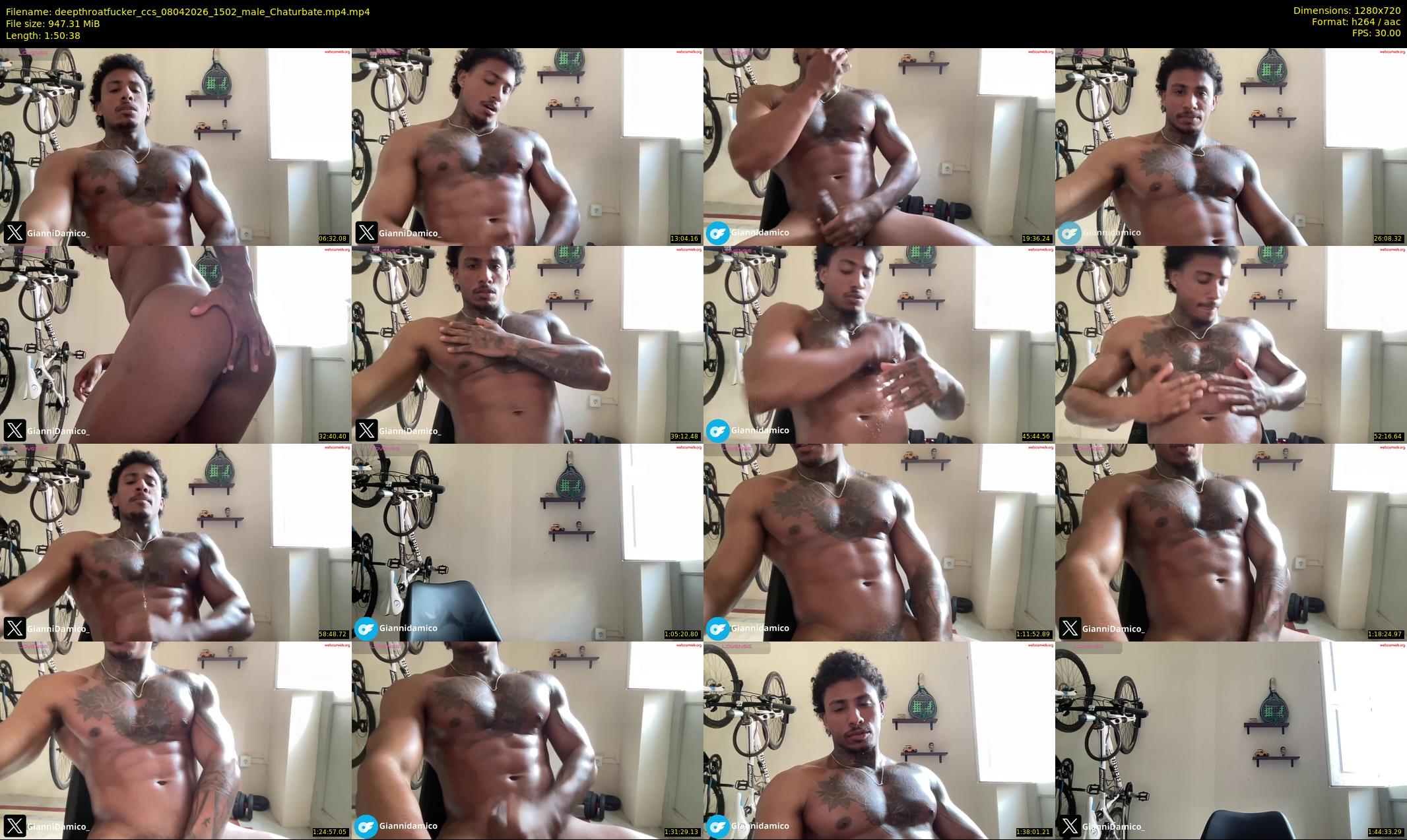 deepthroatfucker_ccs — 111 minute Chaturbate male cam show recording, 720p, Apr 8, 2026