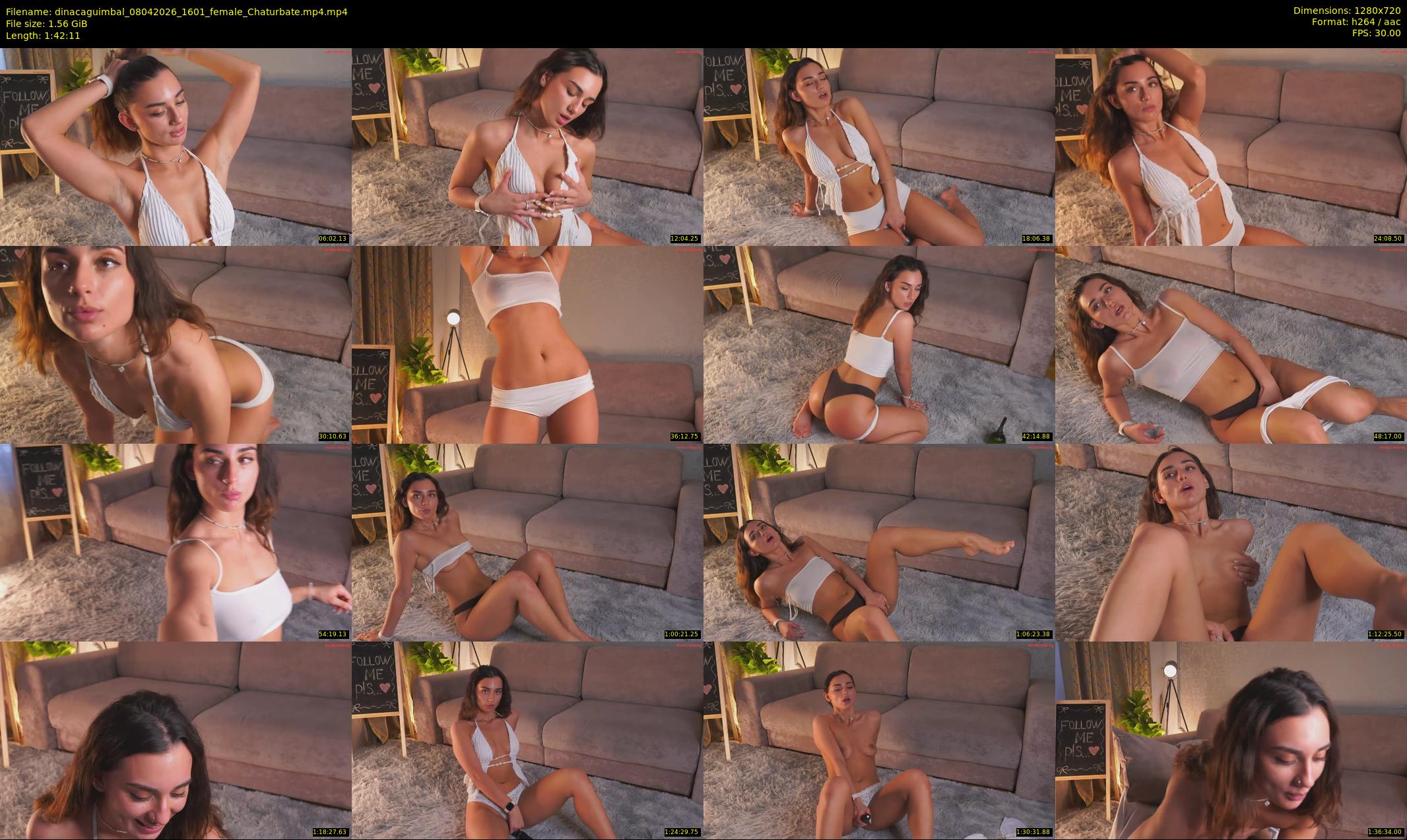 dinacaguimbal — 103 minute Chaturbate female cam show recording, 720p, Apr 8, 2026