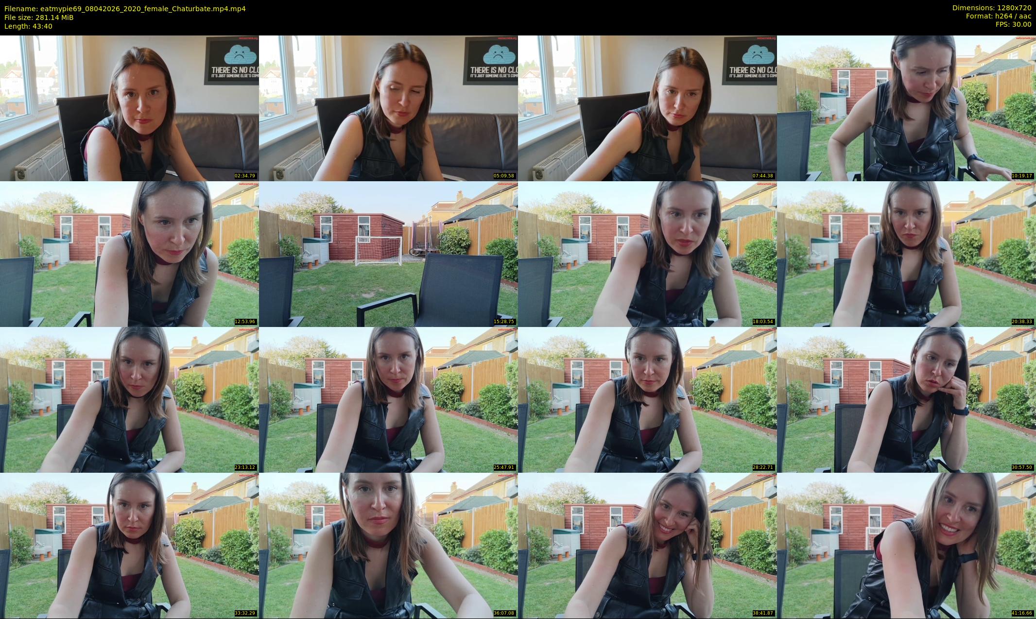 eatmypie69 — 44 minute Chaturbate female cam show recording, 720p, Apr 8, 2026