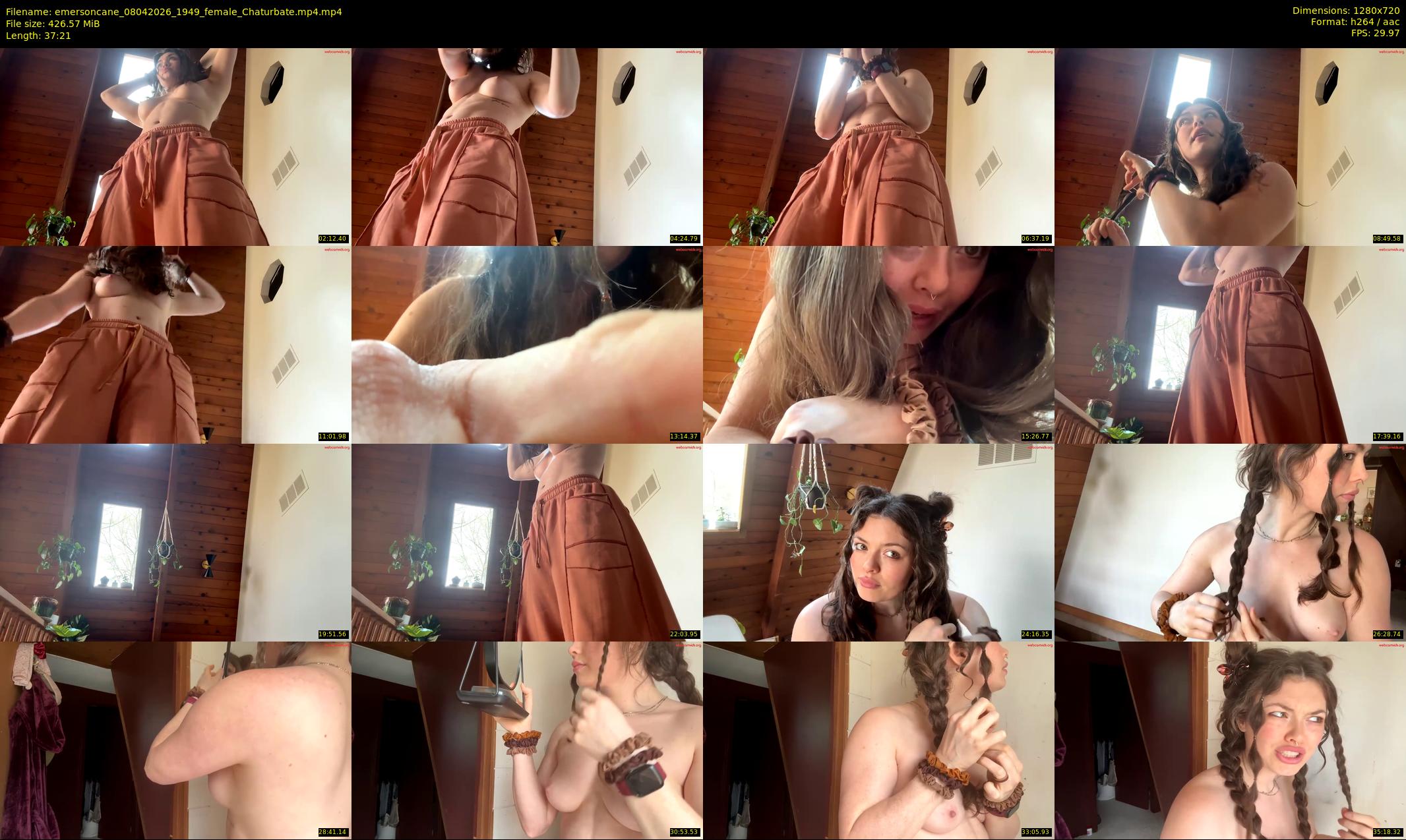 emersoncane — 38 minute Chaturbate female cam show recording, 720p, Apr 8, 2026