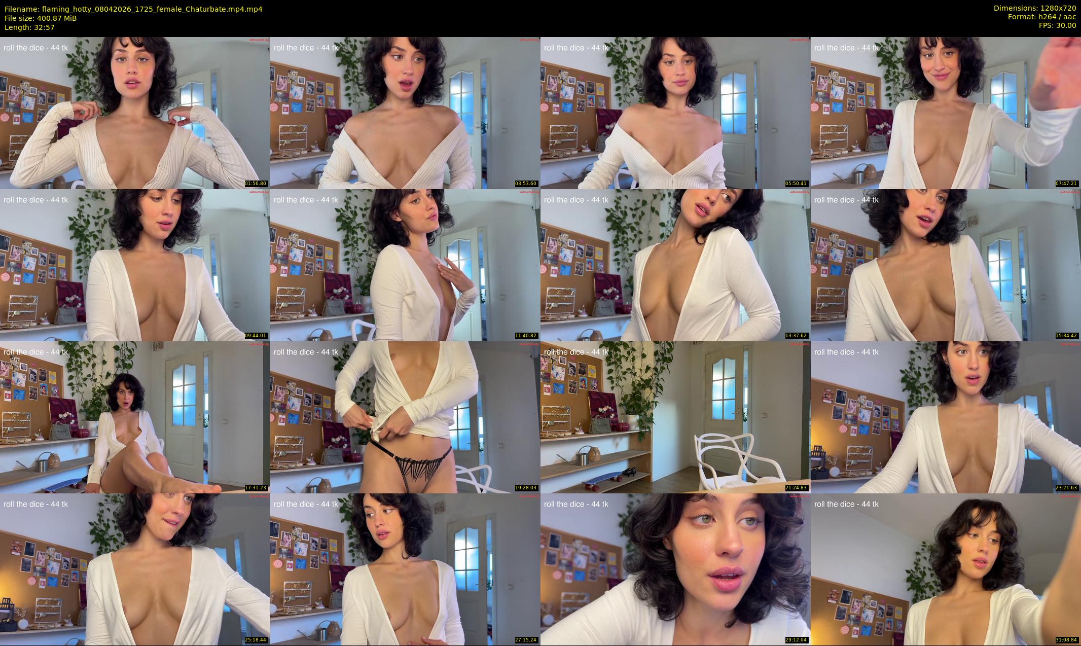 flaming_hotty — 33 minute Chaturbate female cam show recording, 720p, Apr 8, 2026