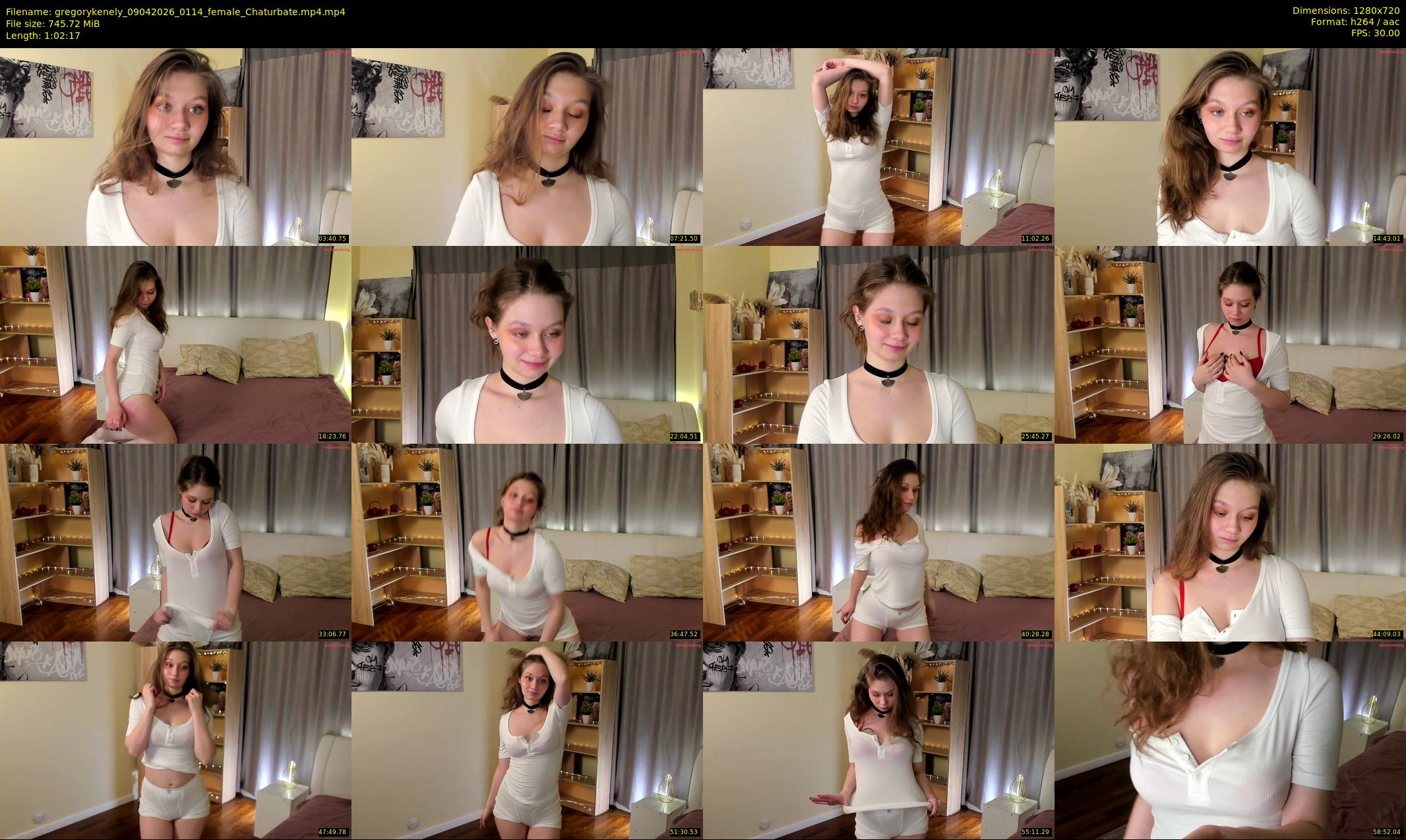 gregorykenely — 63 minute Chaturbate female cam show recording, 720p, Apr 9, 2026