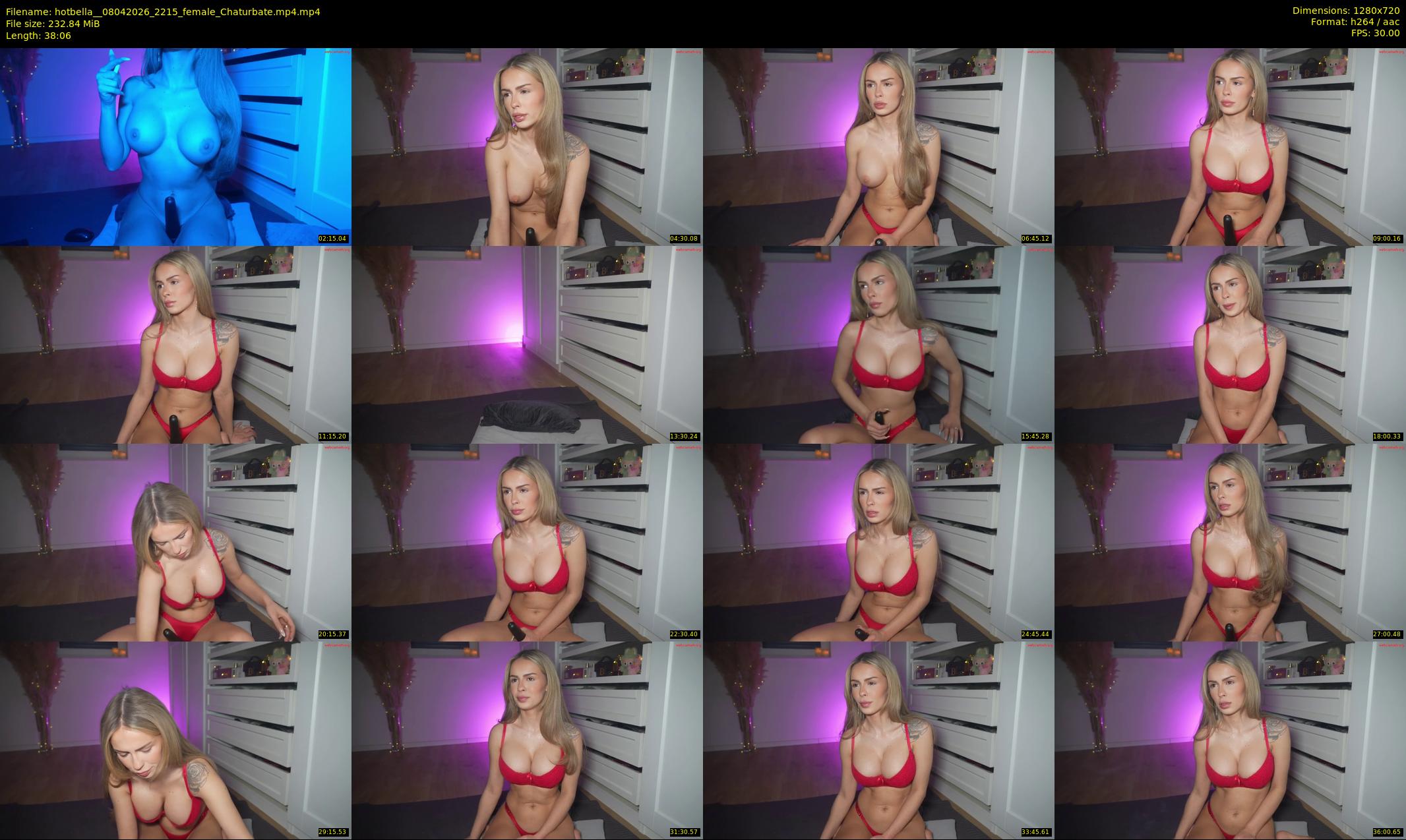 hotbella_ — 39 minute Chaturbate female cam show recording, 720p, Apr 8, 2026