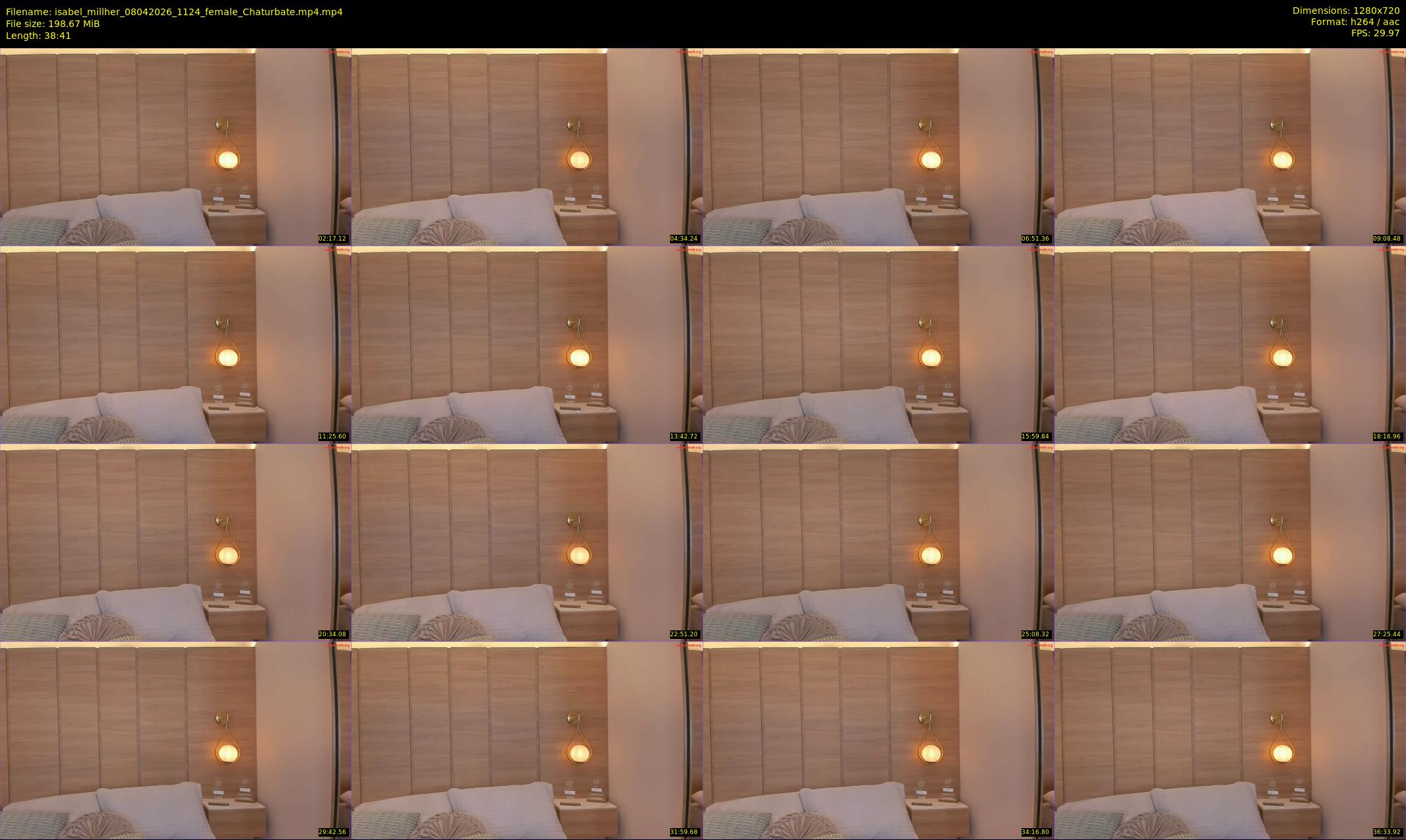 isabel_millher — 39 minute Chaturbate female cam show recording, 720p, Apr 8, 2026