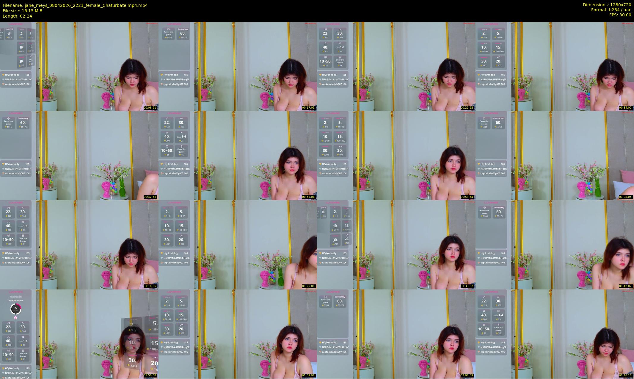 jane_meys — 3 minute Chaturbate female cam show recording, 720p, Apr 8, 2026