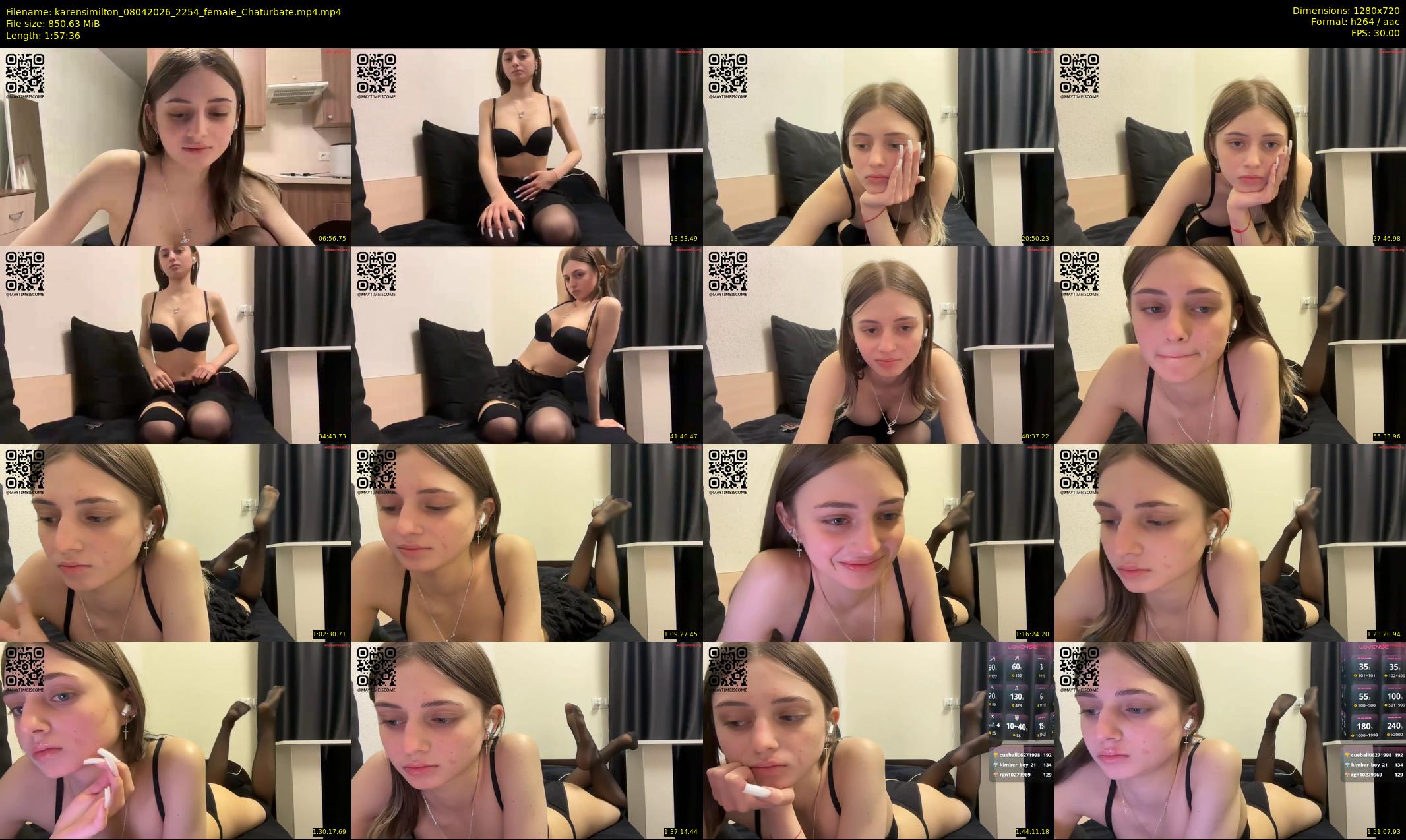karensimilton — 118 minute Chaturbate female cam show recording, 720p, Apr 8, 2026