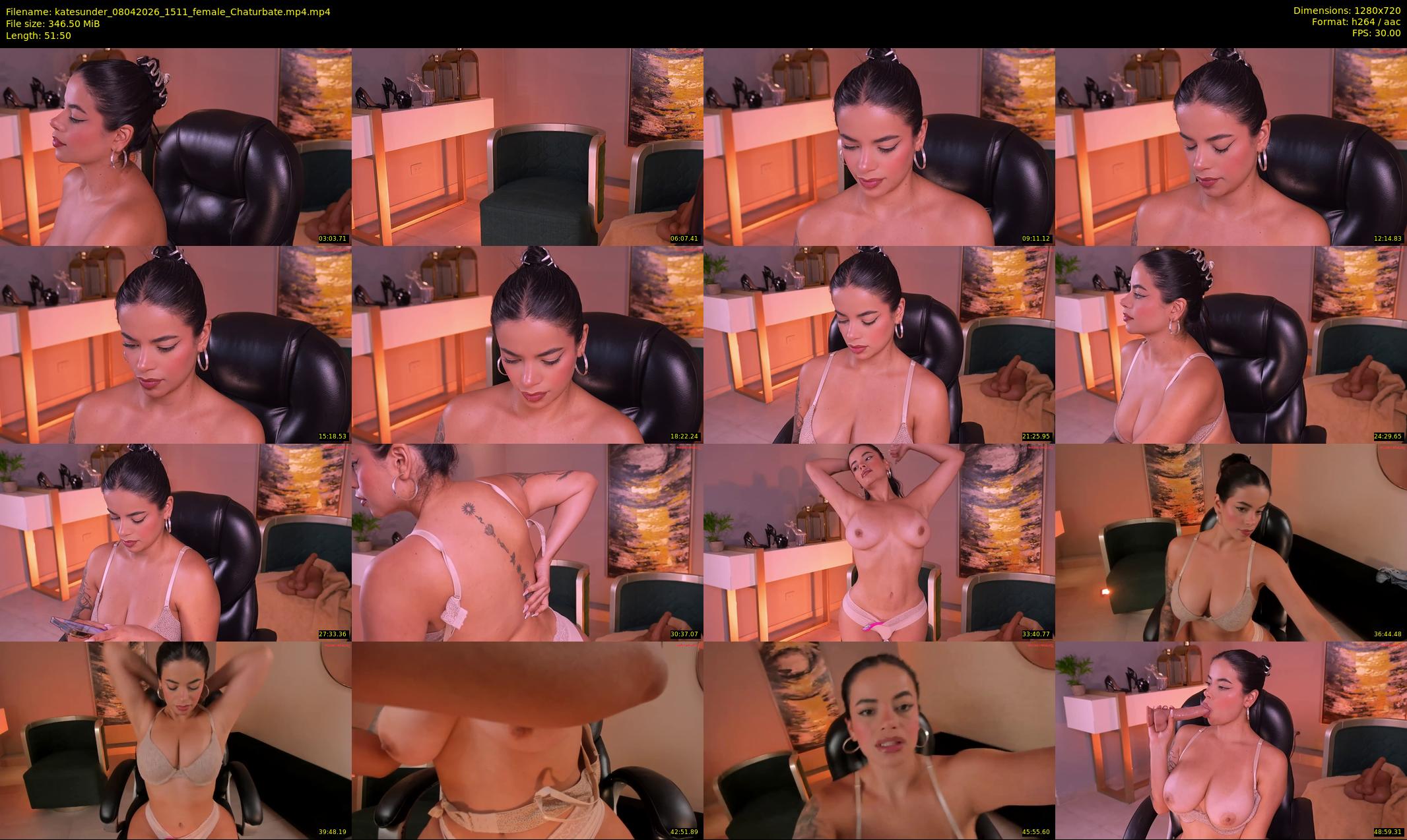 katesunder — 52 minute Chaturbate female cam show recording, 720p, Apr 8, 2026