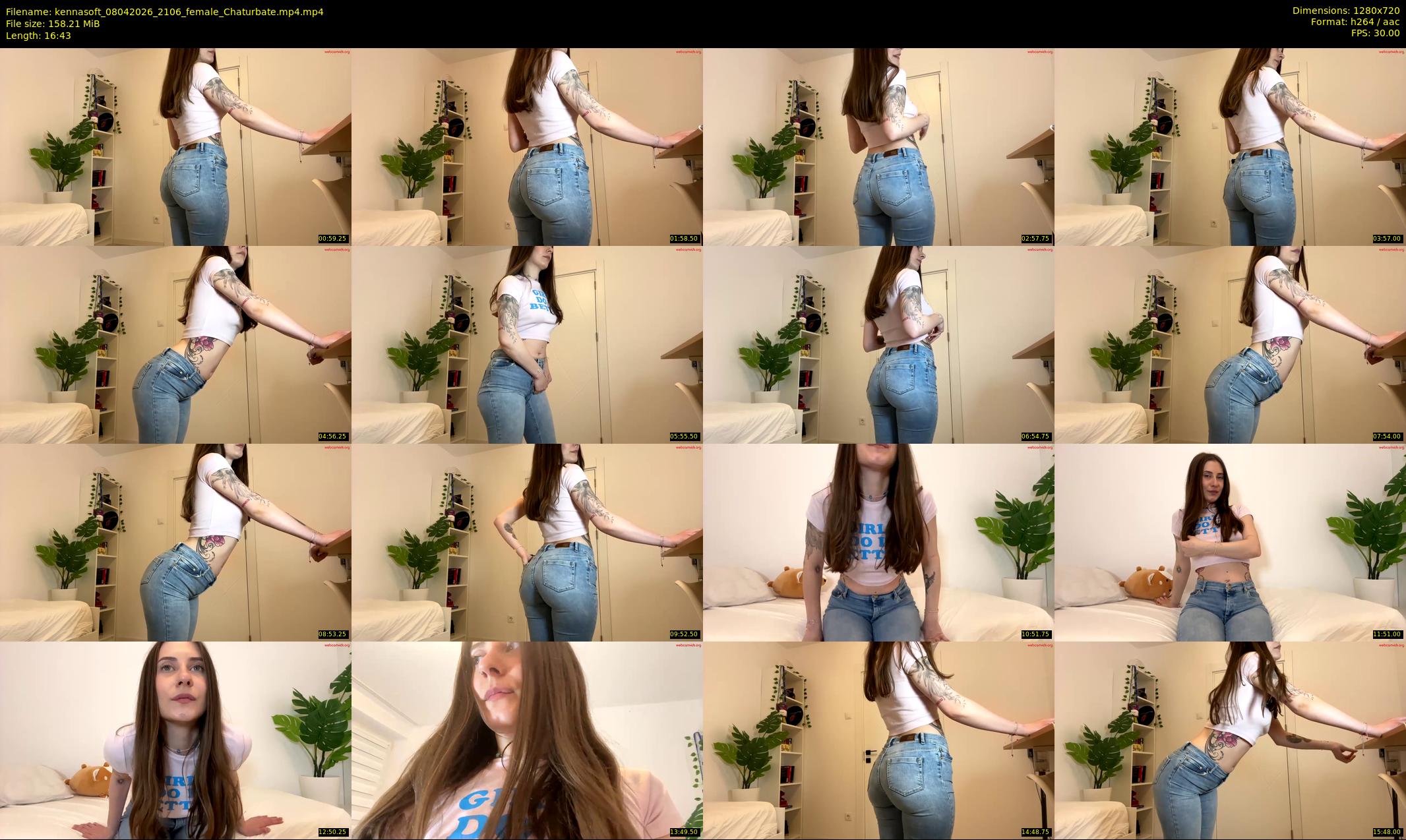 kennasoft — 17 minute Chaturbate female cam show recording, 720p, Apr 8, 2026