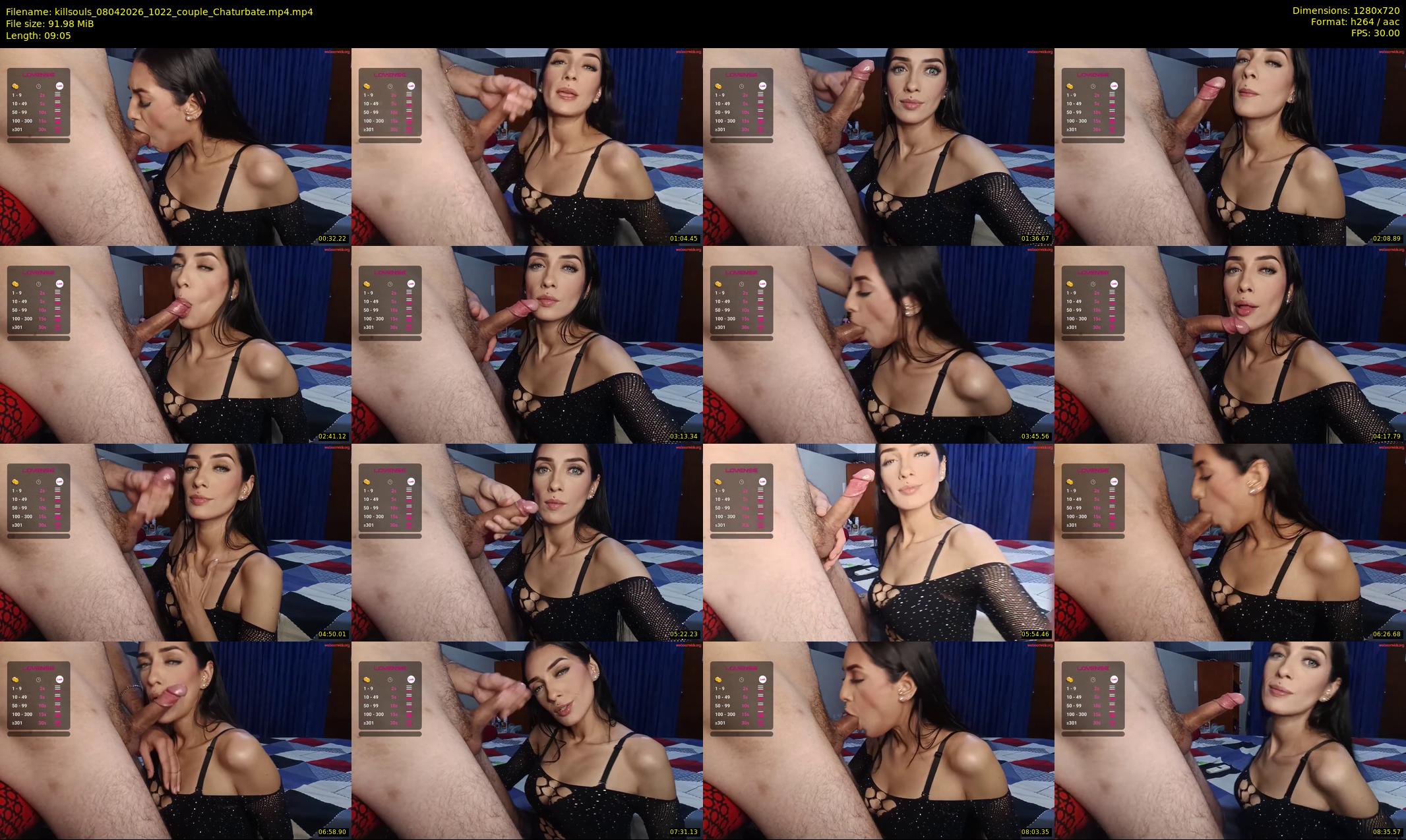 killsouls — 10 minute Chaturbate couple cam show recording, 720p, Apr 8, 2026