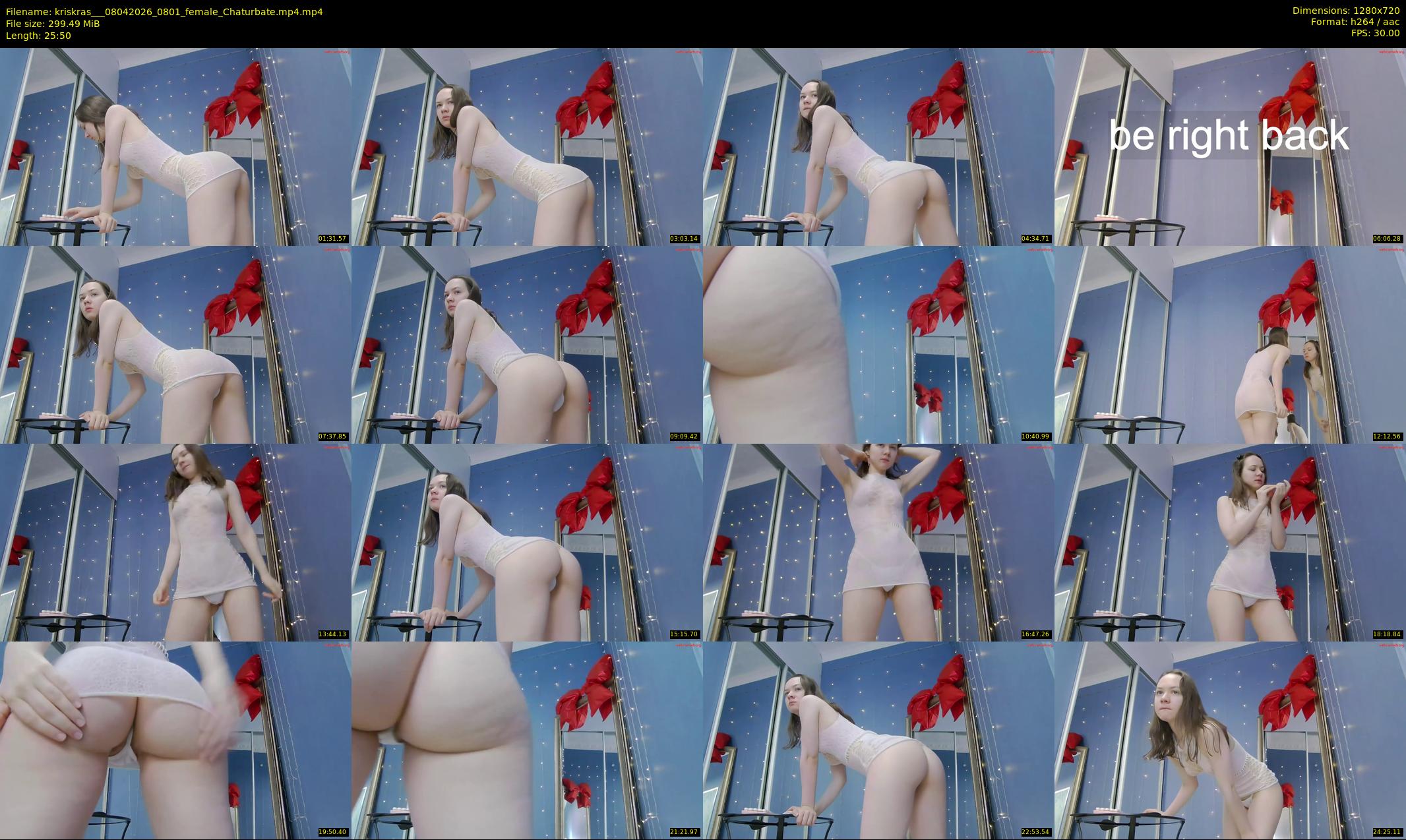 kriskras__ — 26 minute Chaturbate female cam show recording, 720p, Apr 8, 2026