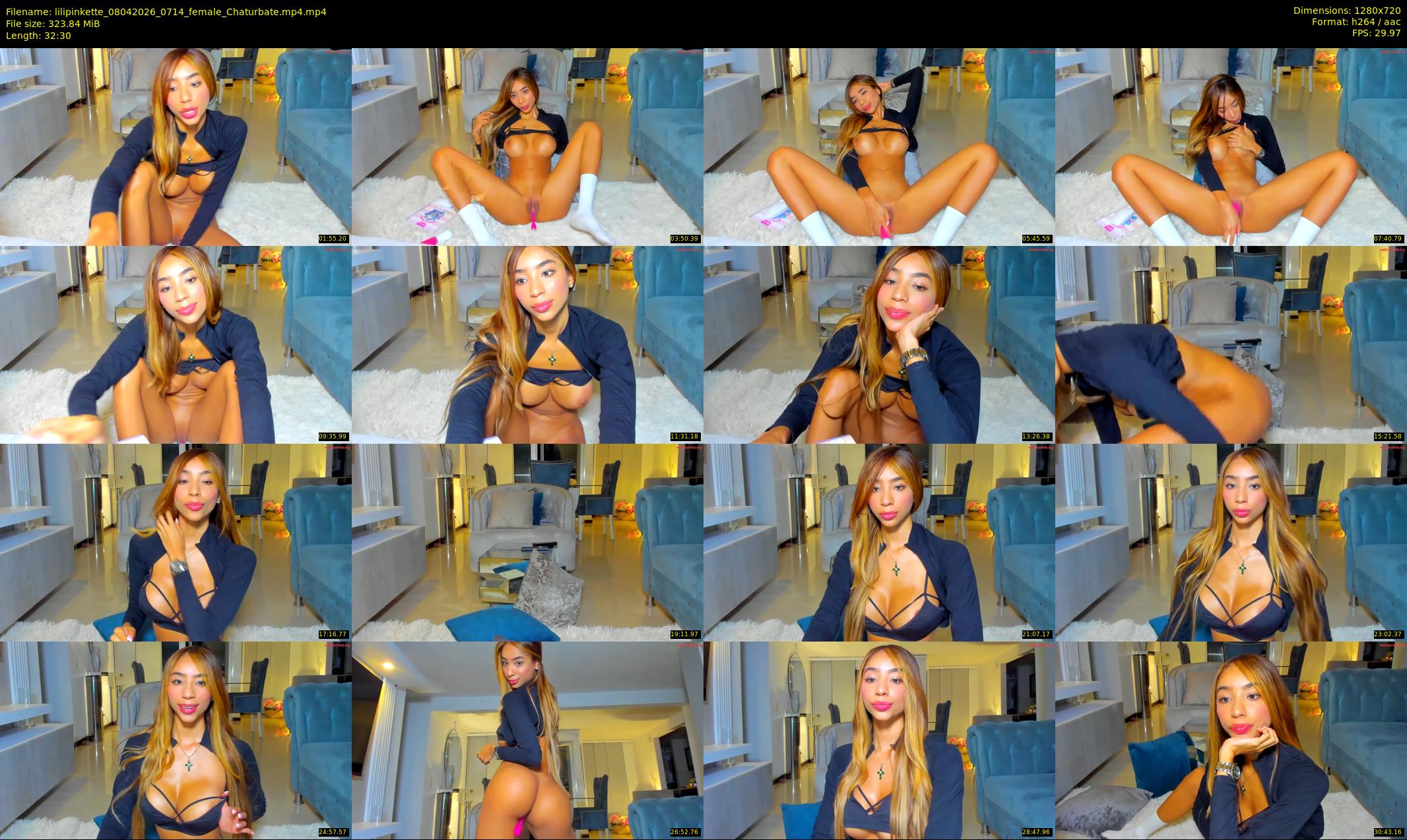 lilipinkette — 33 minute Chaturbate female cam show recording, 720p, Apr 8, 2026