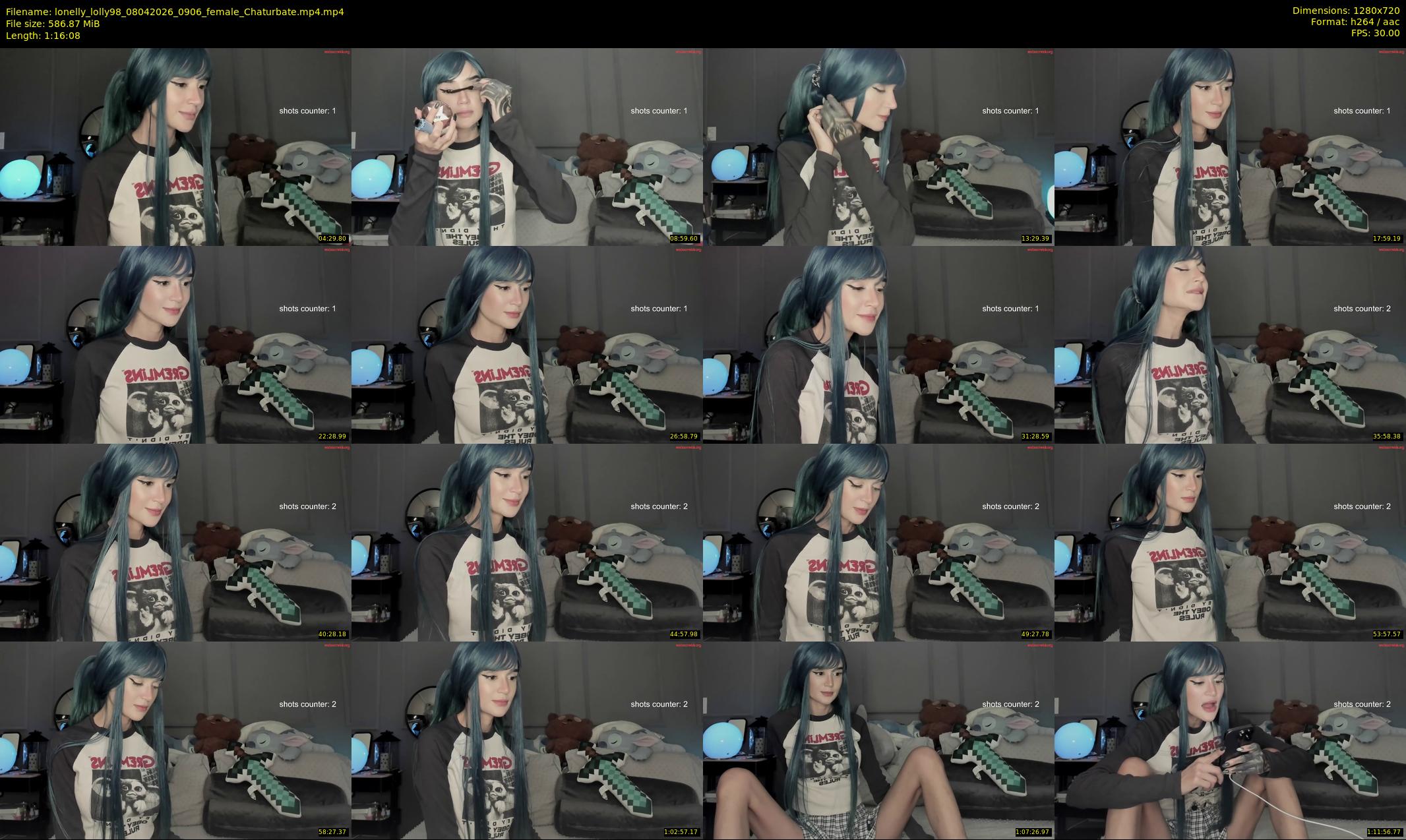 lonelly_lolly98 — 77 minute Chaturbate female cam show recording, 720p, Apr 8, 2026