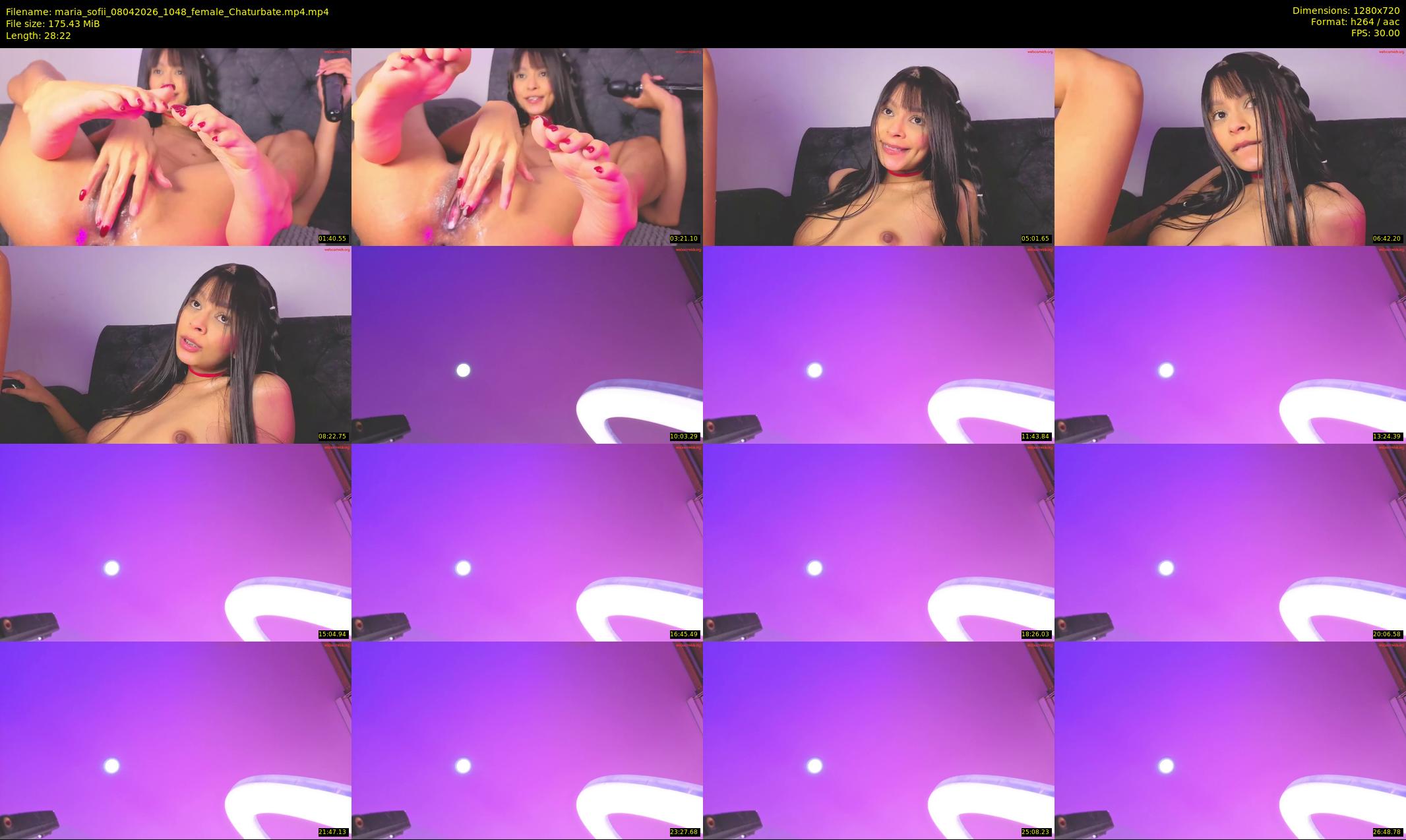maria_sofii — 29 minute Chaturbate female cam show recording, 720p, Apr 8, 2026
