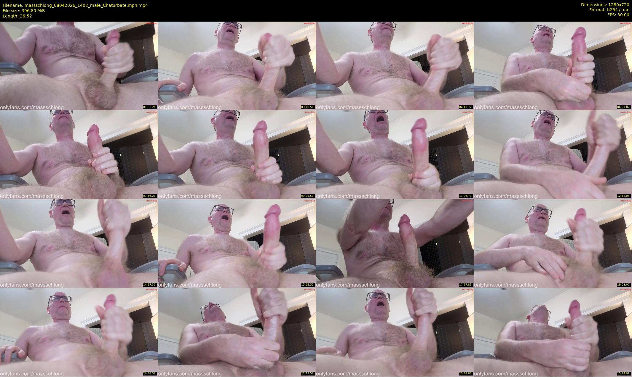 massschlong — 27 minute Chaturbate male cam show recording, 720p, Apr 8, 2026