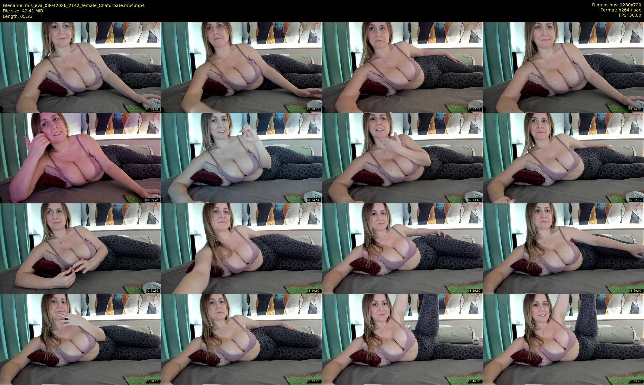 mis_eva — 6 minute Chaturbate female cam show recording, 720p, Apr 8, 2026