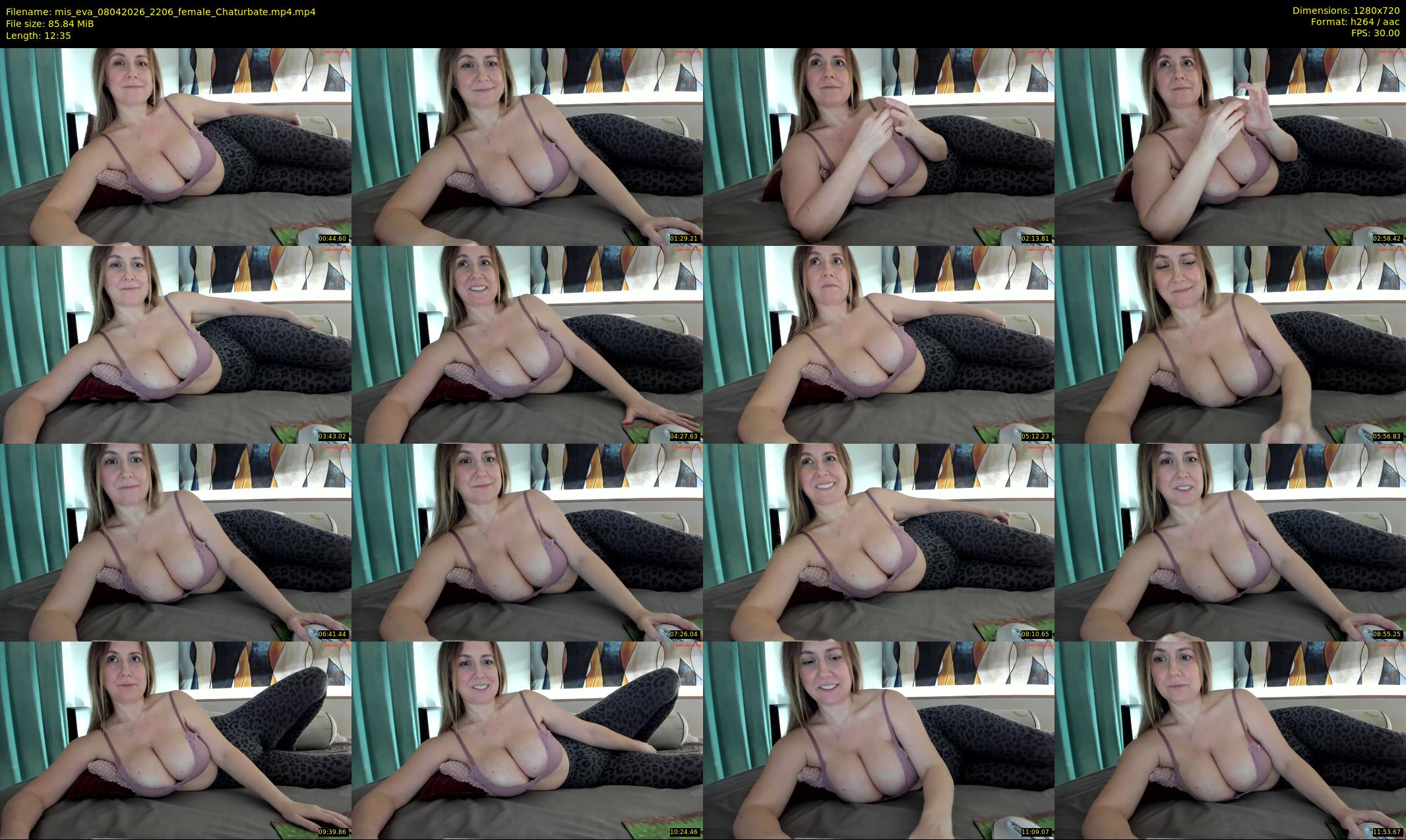 mis_eva — 13 minute Chaturbate female cam show recording, 720p, Apr 8, 2026