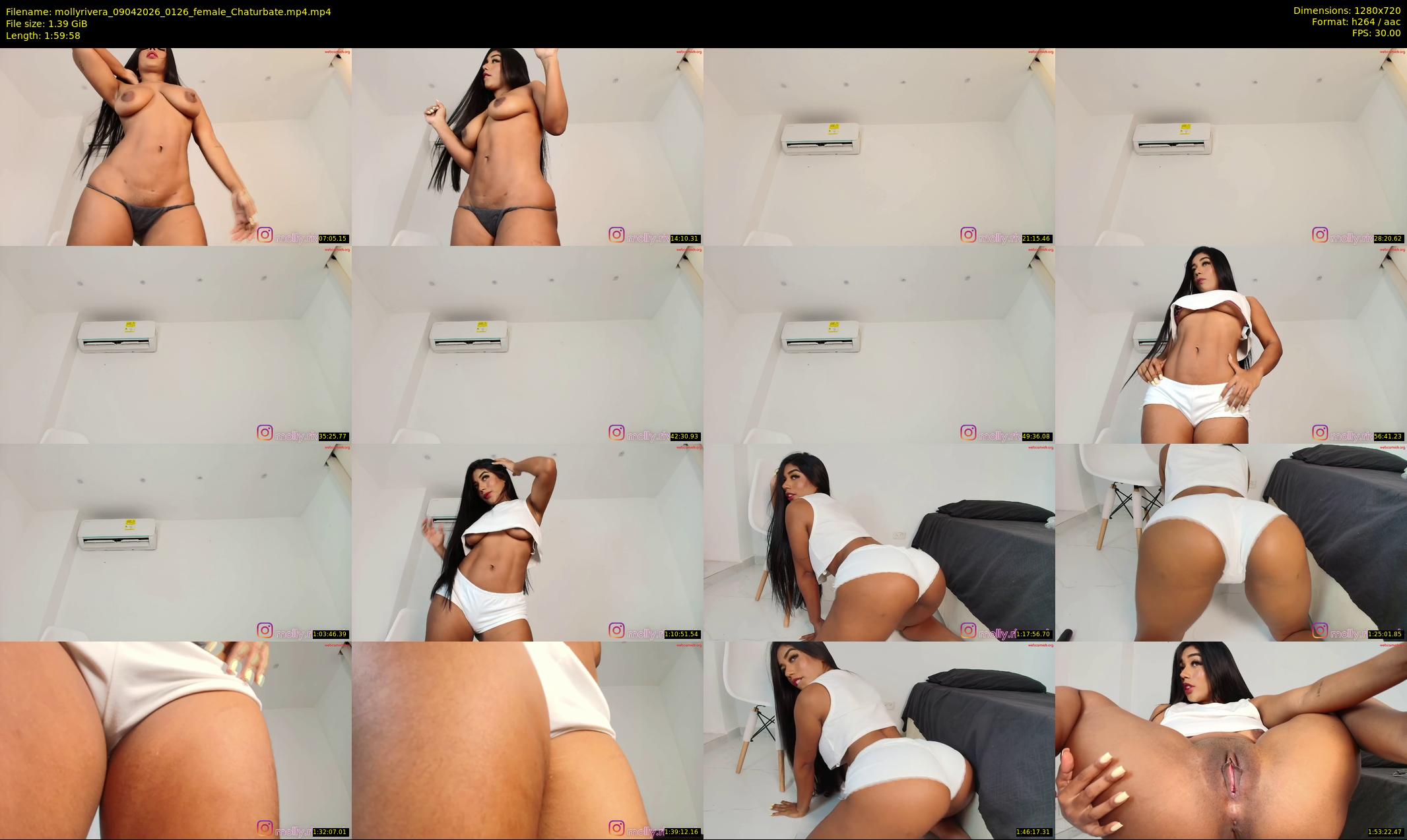 mollyrivera — 120 minute Chaturbate female cam show recording, 720p, Apr 9, 2026