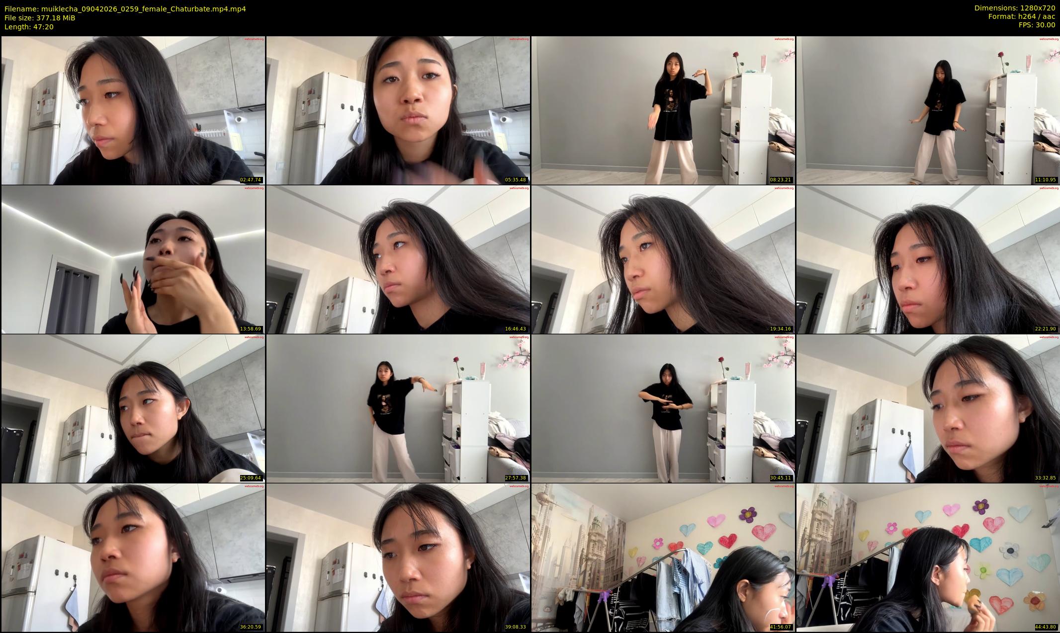 muiklecha — 48 minute Chaturbate female cam show recording, 720p, Apr 9, 2026