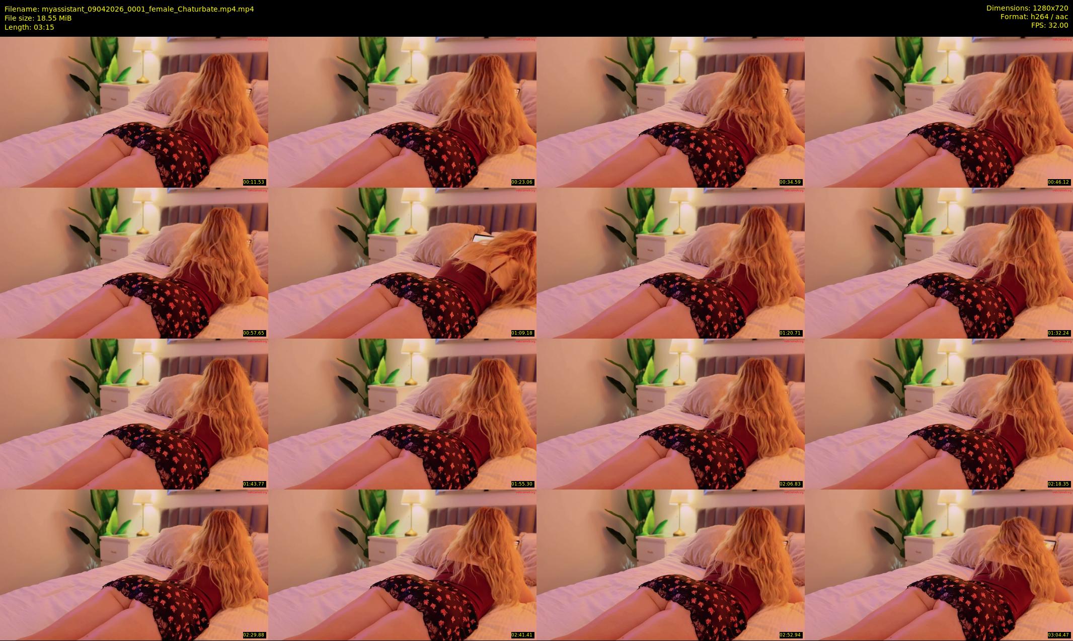myassistant — 4 minute Chaturbate female cam show recording, 720p, Apr 9, 2026