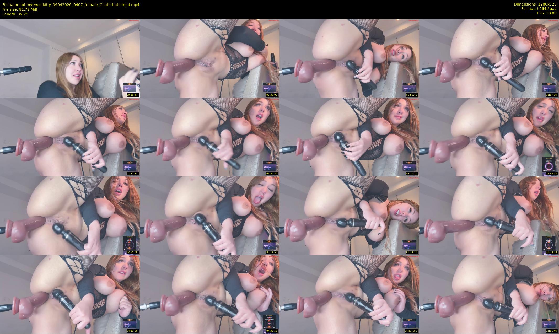 ohmysweetkitty — 6 minute Chaturbate female cam show recording, 720p, Apr 9, 2026
