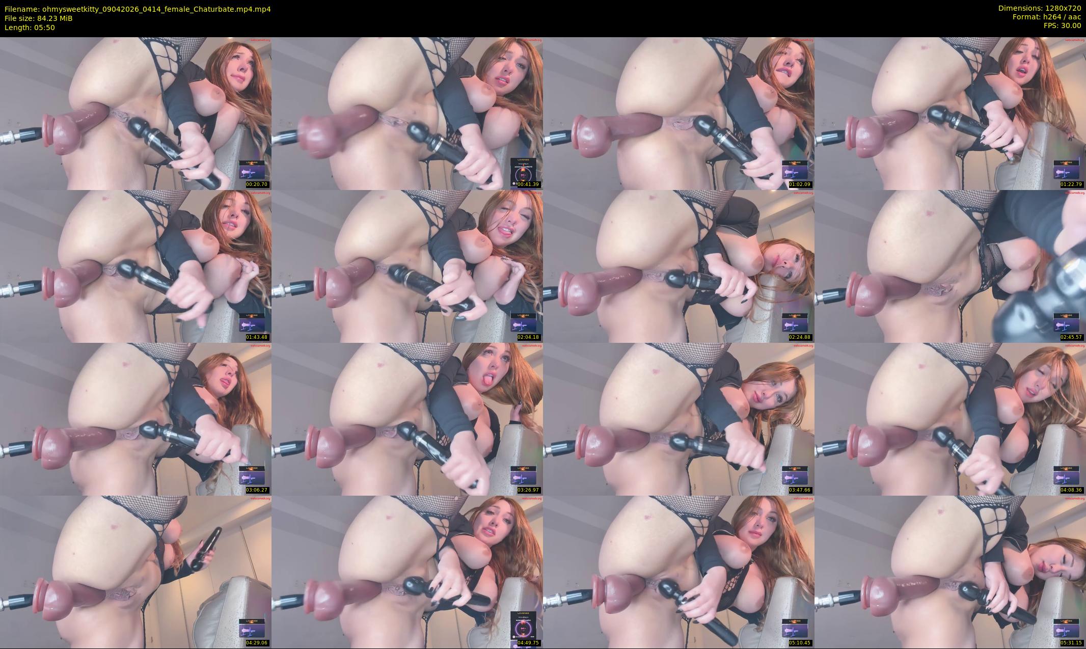 ohmysweetkitty — 6 minute Chaturbate female cam show recording, 720p, Apr 9, 2026