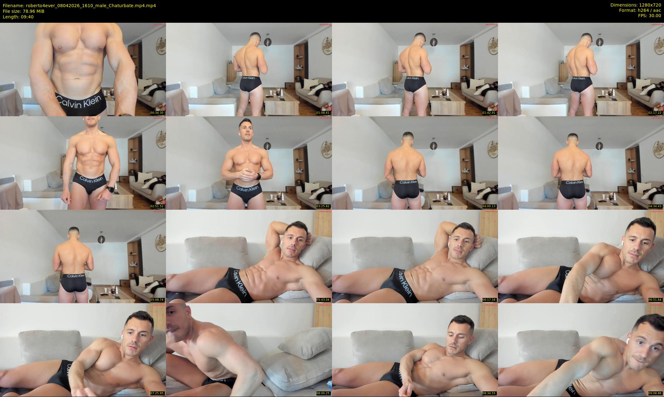 roberto4ever — 10 minute Chaturbate male cam show recording, 720p, Apr 8, 2026
