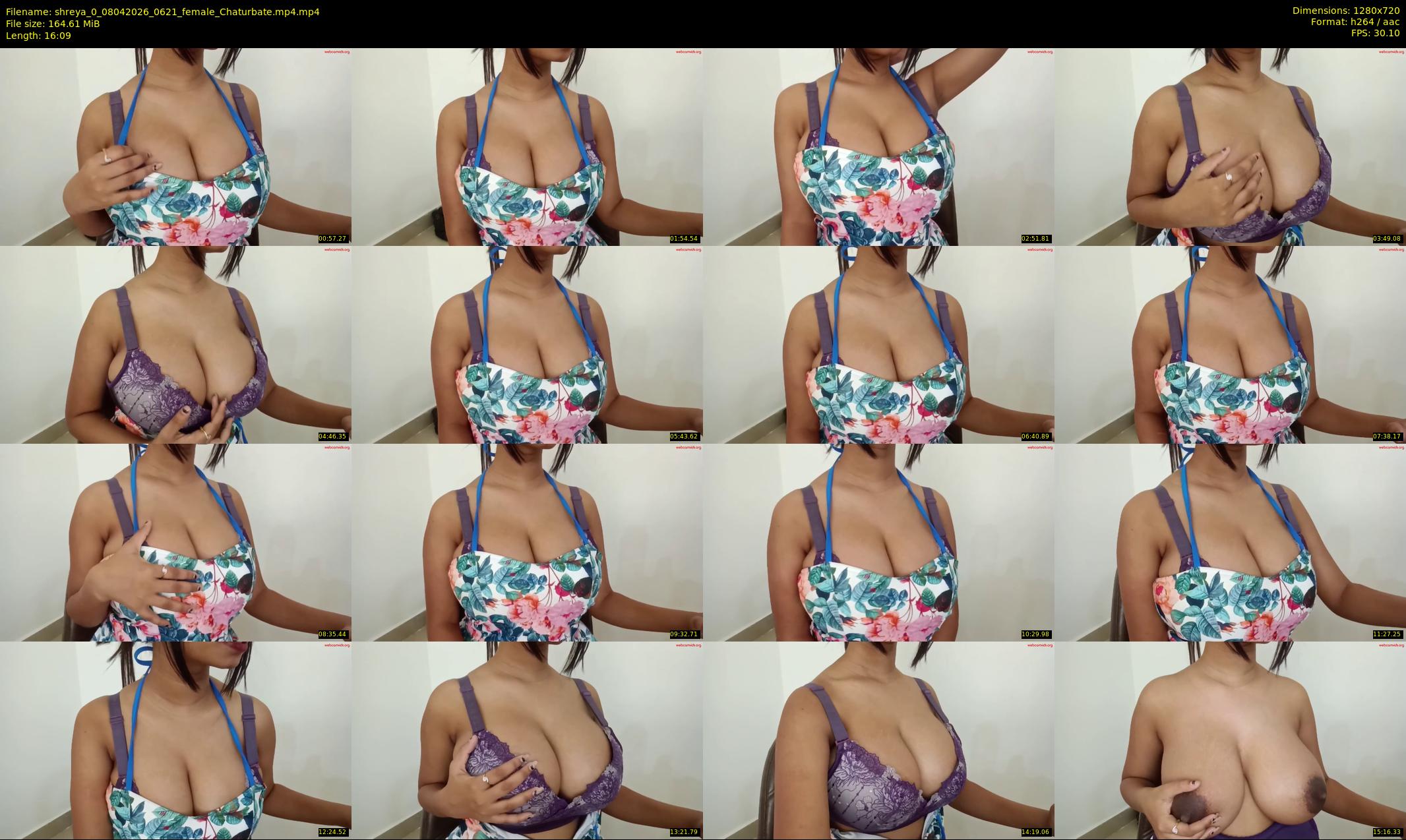shreya_0 — 17 minute Chaturbate female cam show recording, 720p, Apr 8, 2026