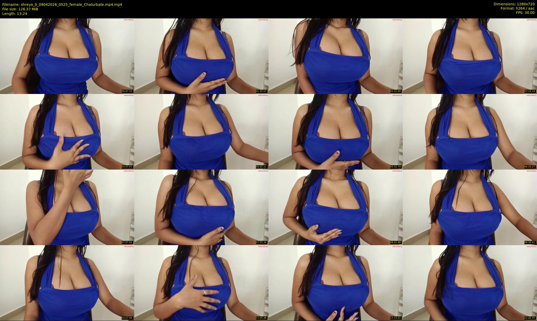 shreya_0 — 14 minute Chaturbate female cam show recording, 720p, Apr 9, 2026