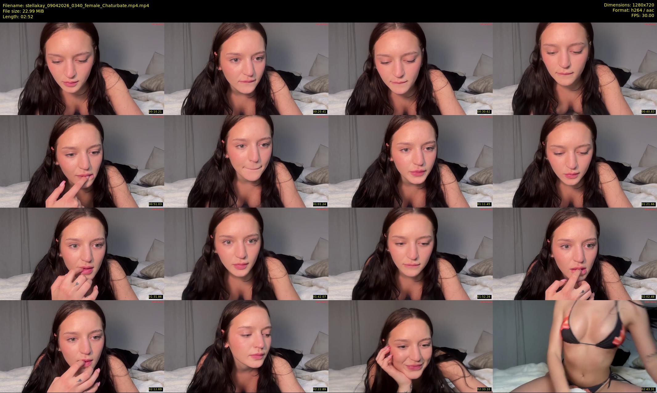 stellakay — 3 minute Chaturbate female cam show recording, 720p, Apr 9, 2026