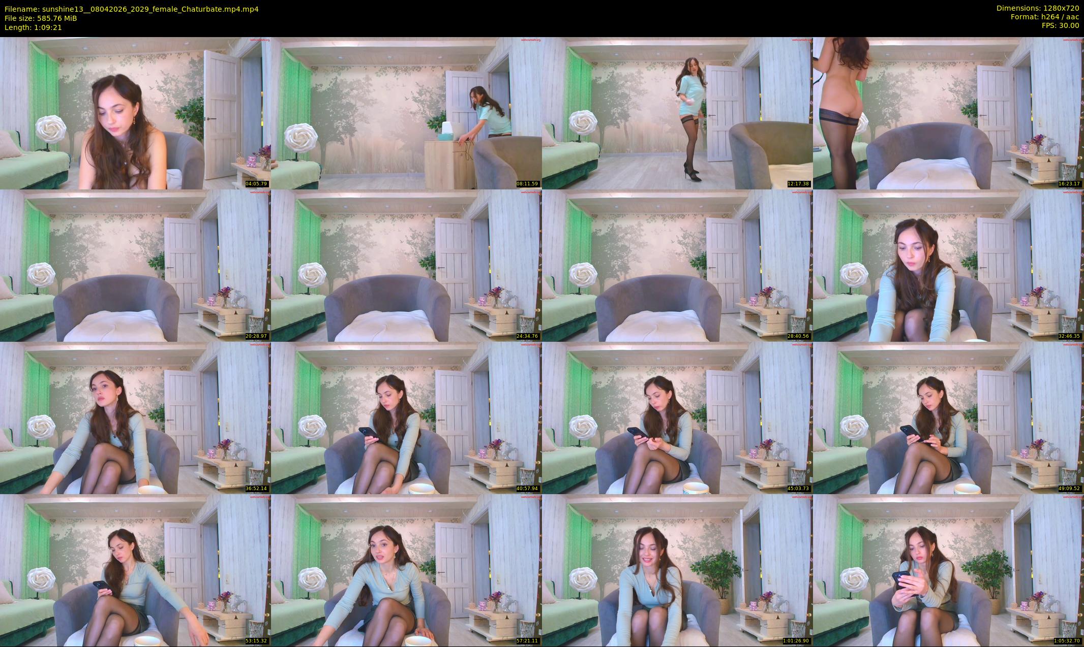 sunshine13_ — 70 minute Chaturbate female cam show recording, 720p, Apr 8, 2026