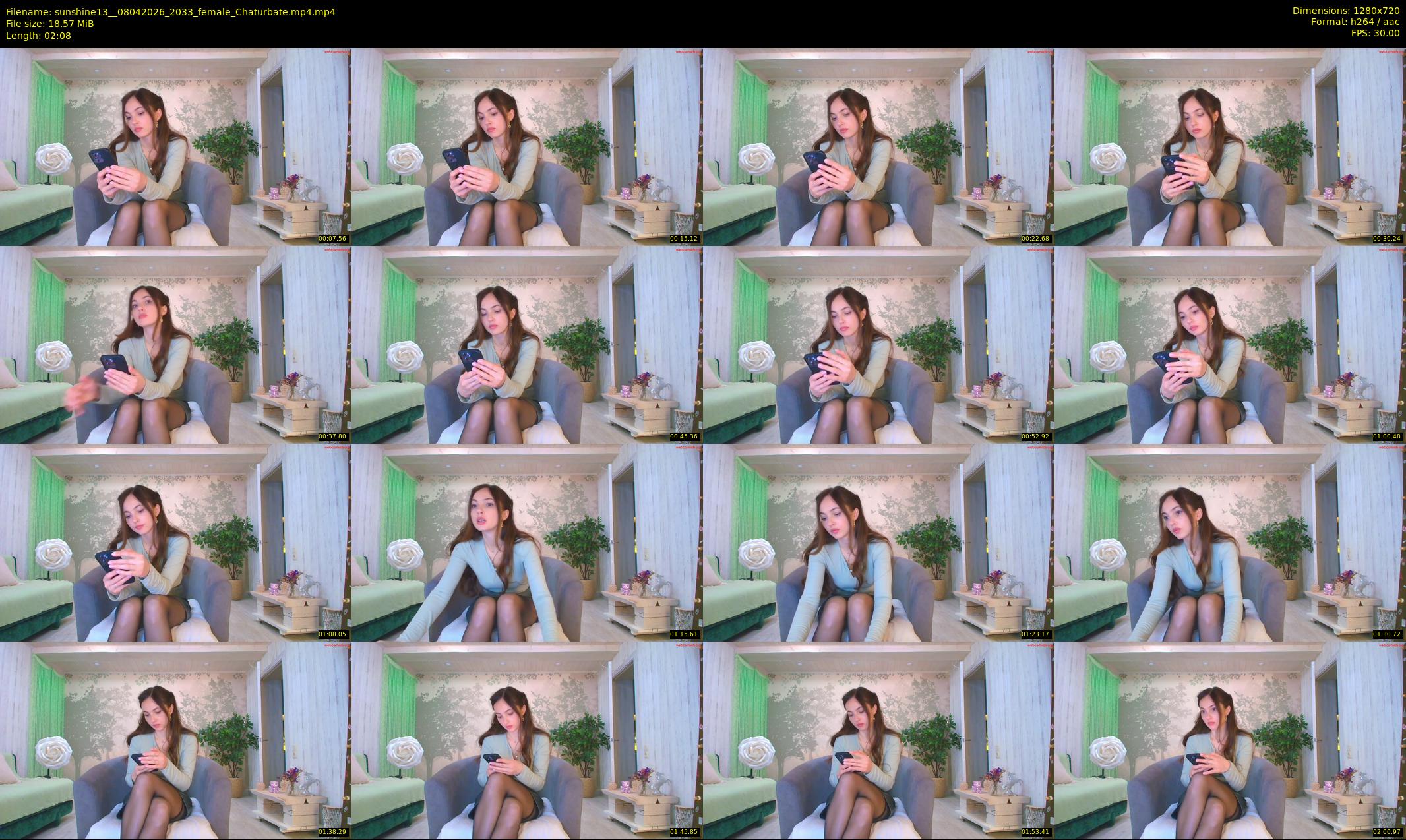 sunshine13_ — 3 minute Chaturbate female cam show recording, 720p, Apr 8, 2026