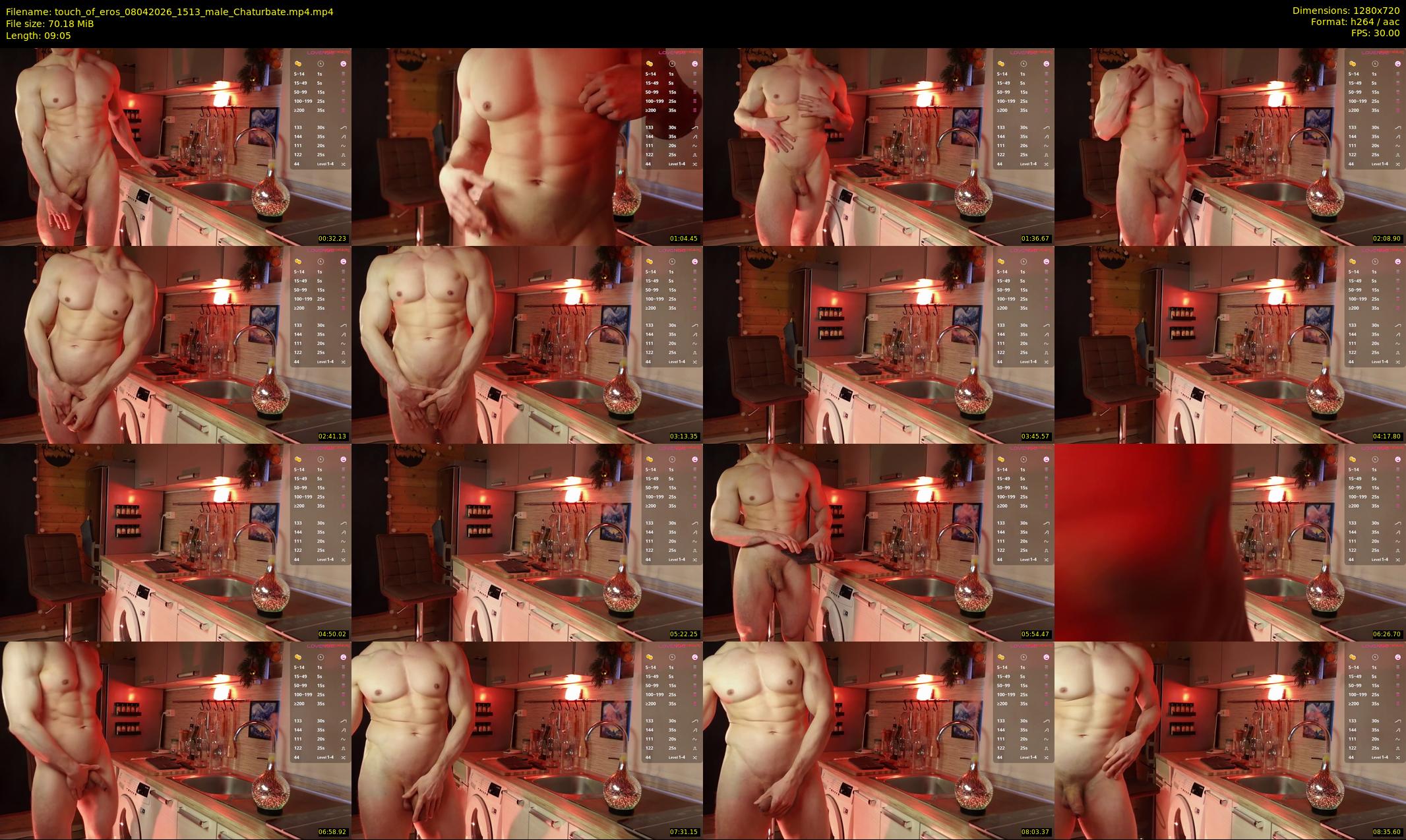 touch_of_eros — 10 minute Chaturbate male cam show recording, 720p, Apr 8, 2026